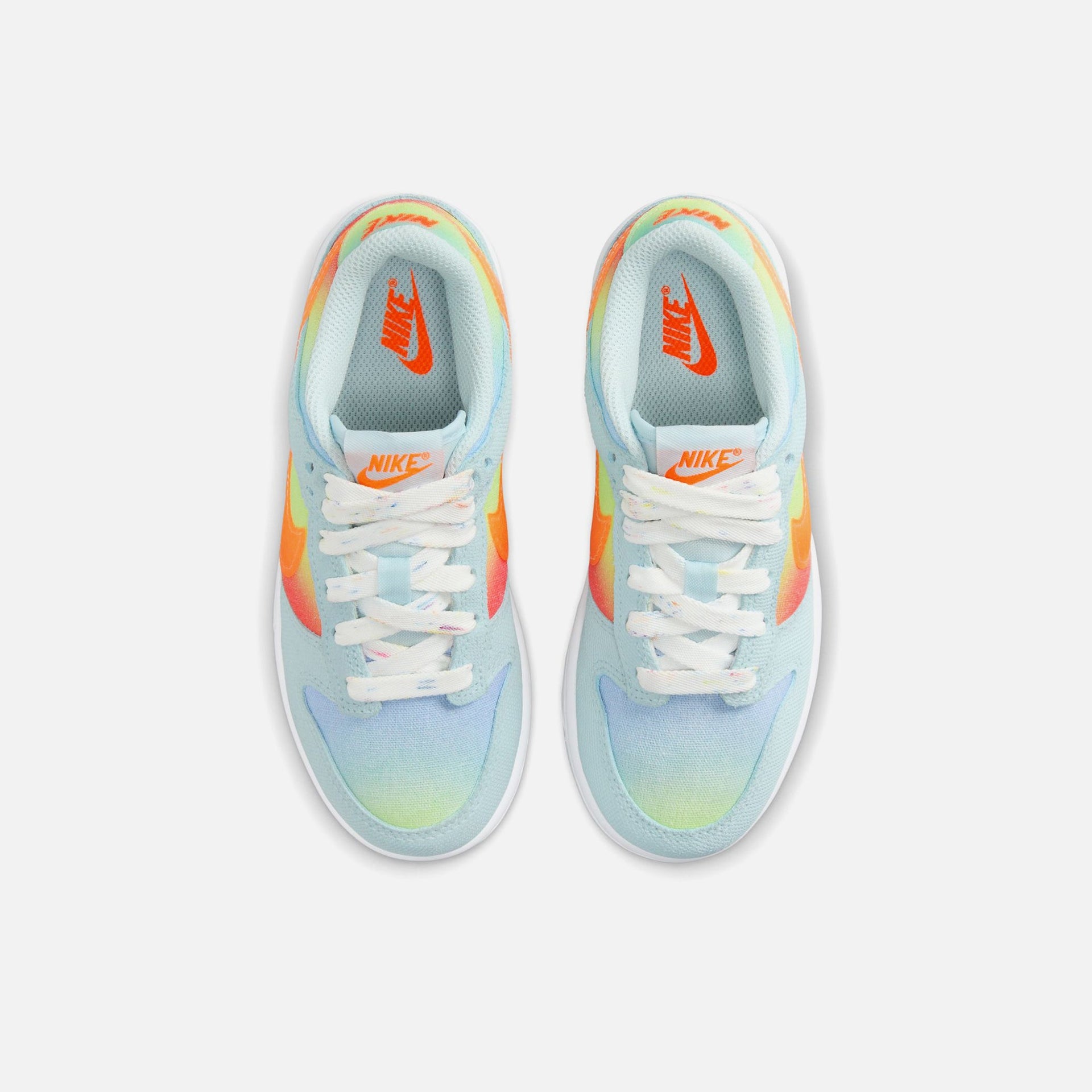 Nike PS Dunk Low - Glacier Blue / Light Lemon Twist / Aquarius Blue / Total Orange