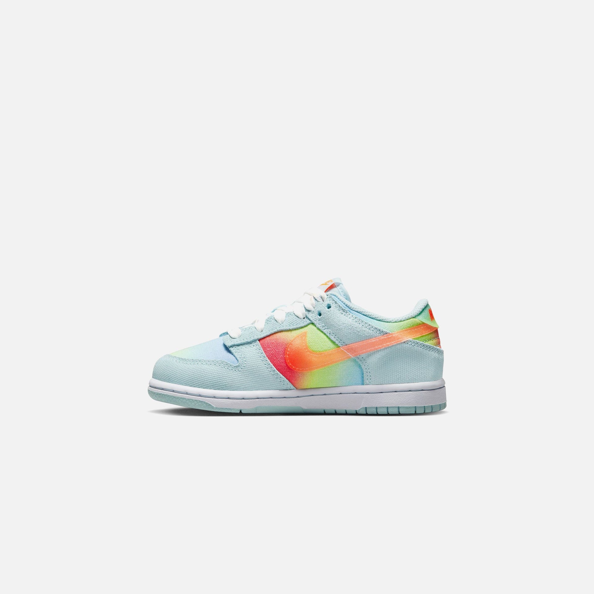 Nike PS Dunk Low - Glacier Blue / Light Lemon Twist / Aquarius Blue / Total Orange