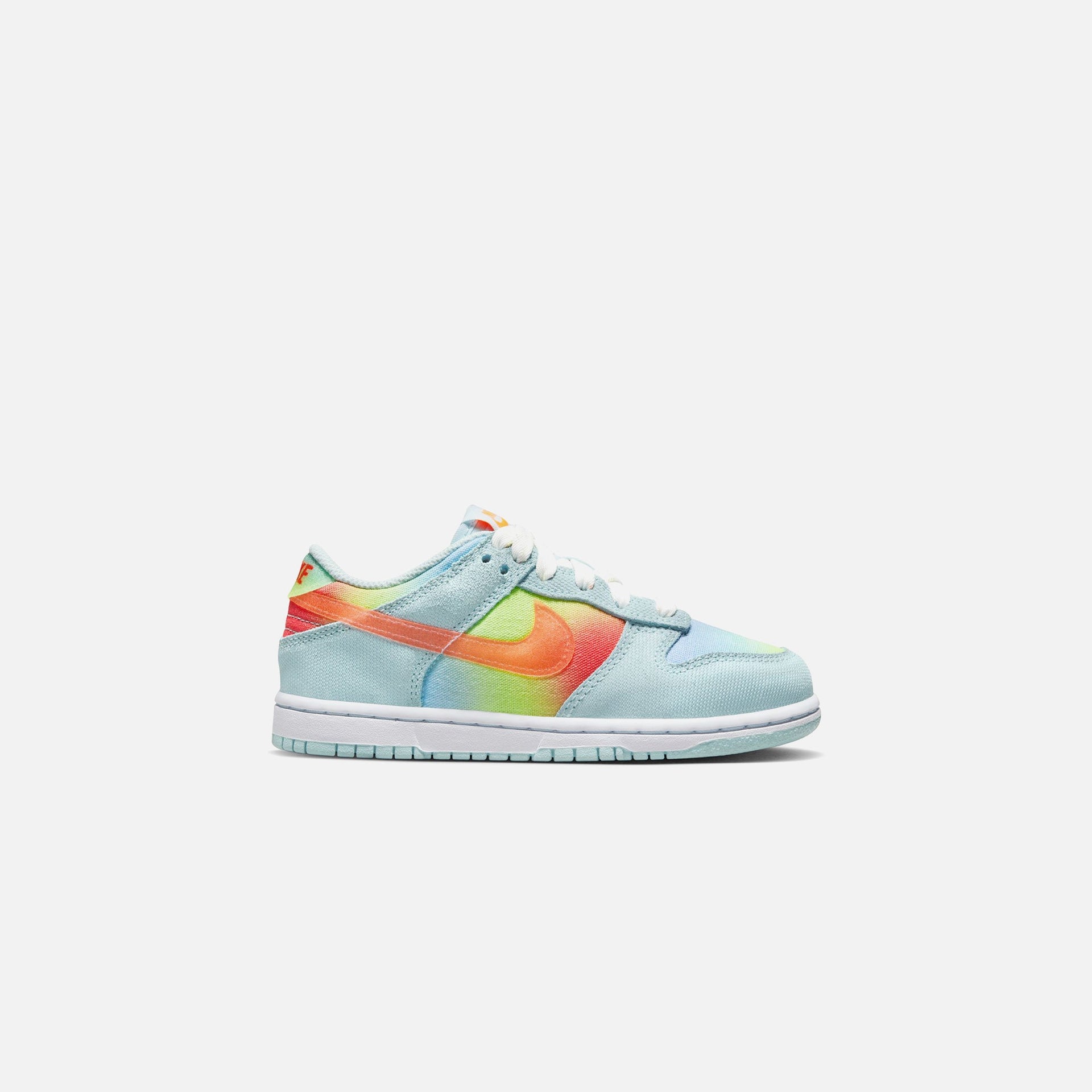 Nike PS Dunk Low - Glacier Blue / Light Lemon Twist / Aquarius Blue / Total Orange