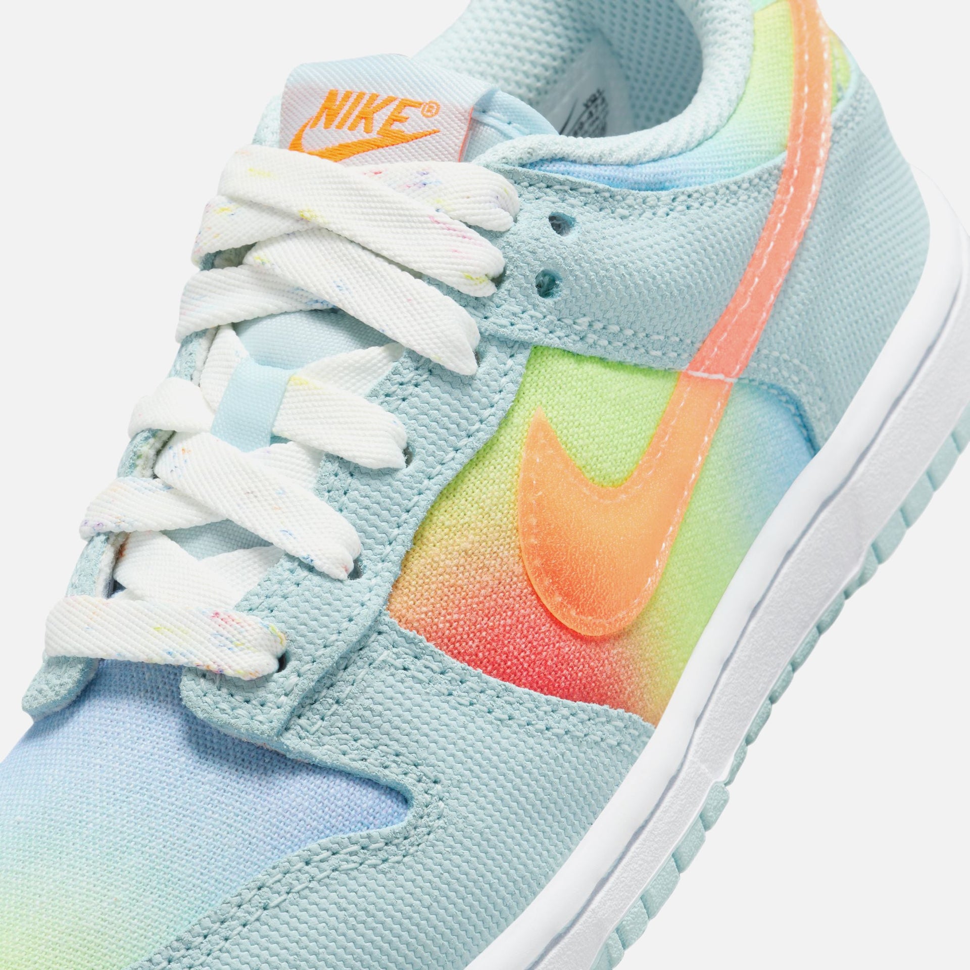 Nike PS Dunk Low - Glacier Blue / Light Lemon Twist / Aquarius Blue / Total Orange