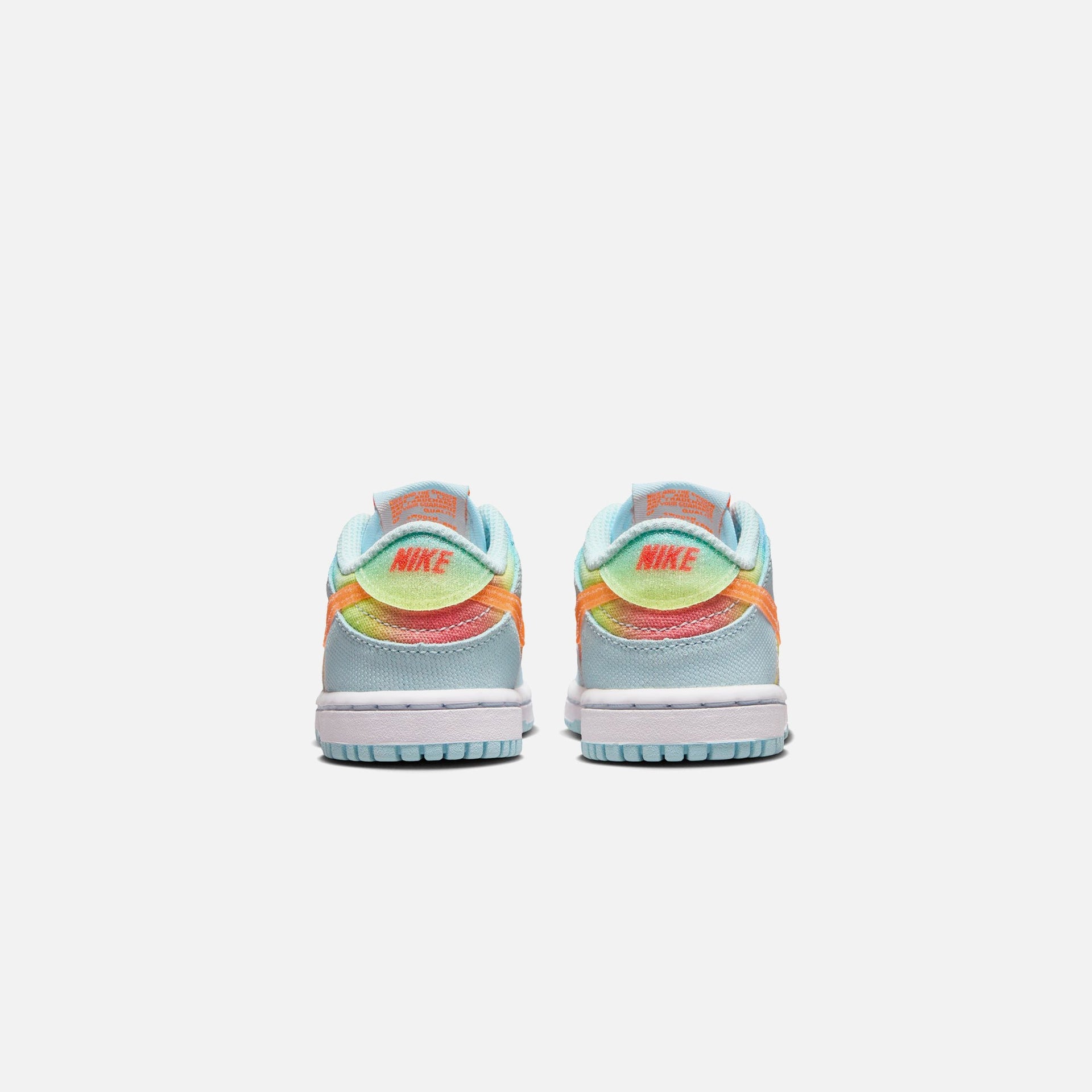 Nike Toddler Dunk Low - Glacier Blue / Total Orange / Light Lemon