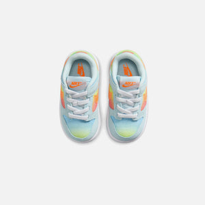 Nike Toddler Dunk Low - Glacier Blue / Total Orange / Light Lemon