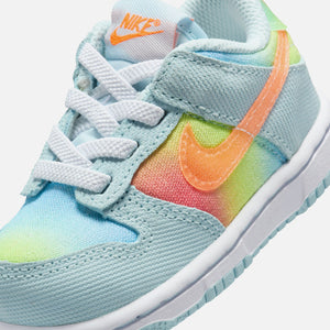 Nike Toddler Dunk Low - Glacier Blue / Total Orange / Light Lemon