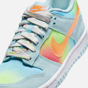 Nike GS Dunk Low - Glacier Blue / Light Lemon Twist / Aquarius Blue / Total Orange