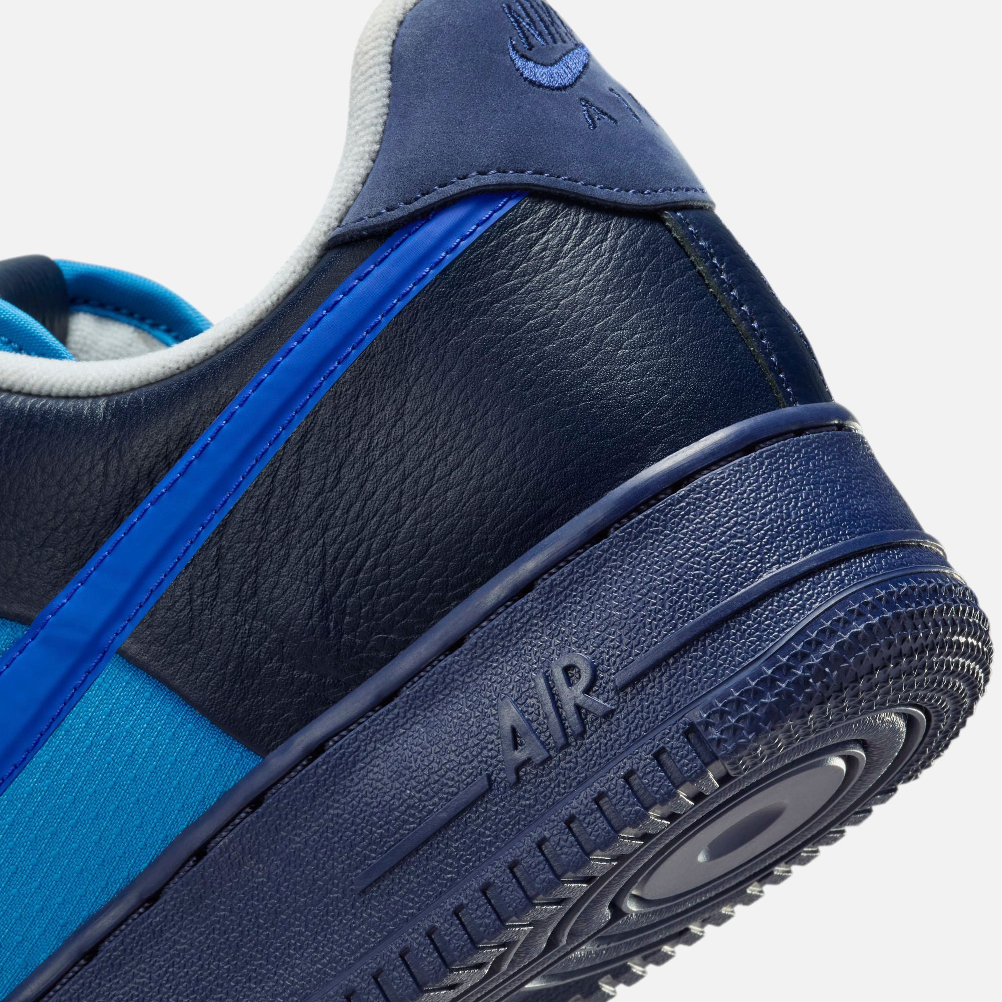 Nike x Stash Air Force 1 Low - Soft Grey / Varsity Royal