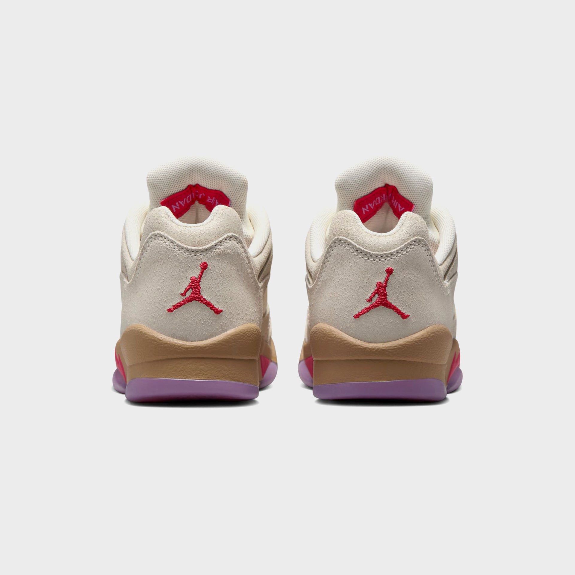 Jordan GS Air Jordan 5 Retro Low - Pale Ivory / Fusion Red / Desert