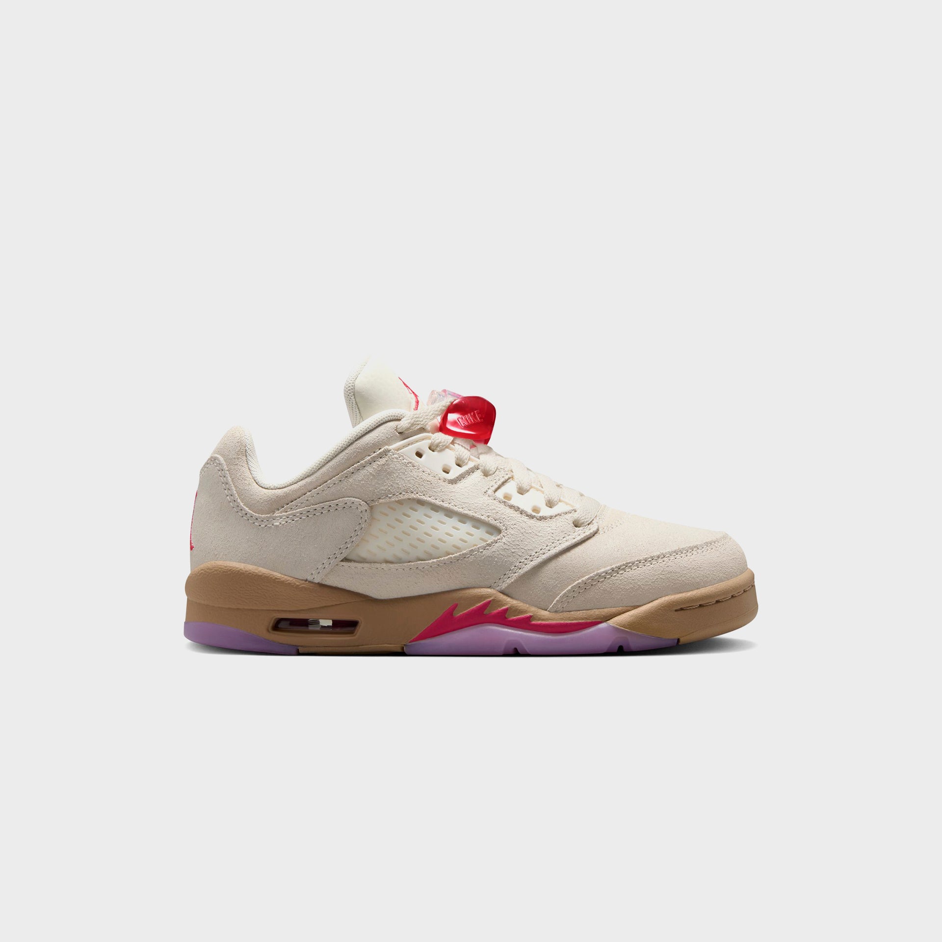 Jordan GS Air Jordan 5 Retro Low - Pale Ivory / Fusion Red / Desert