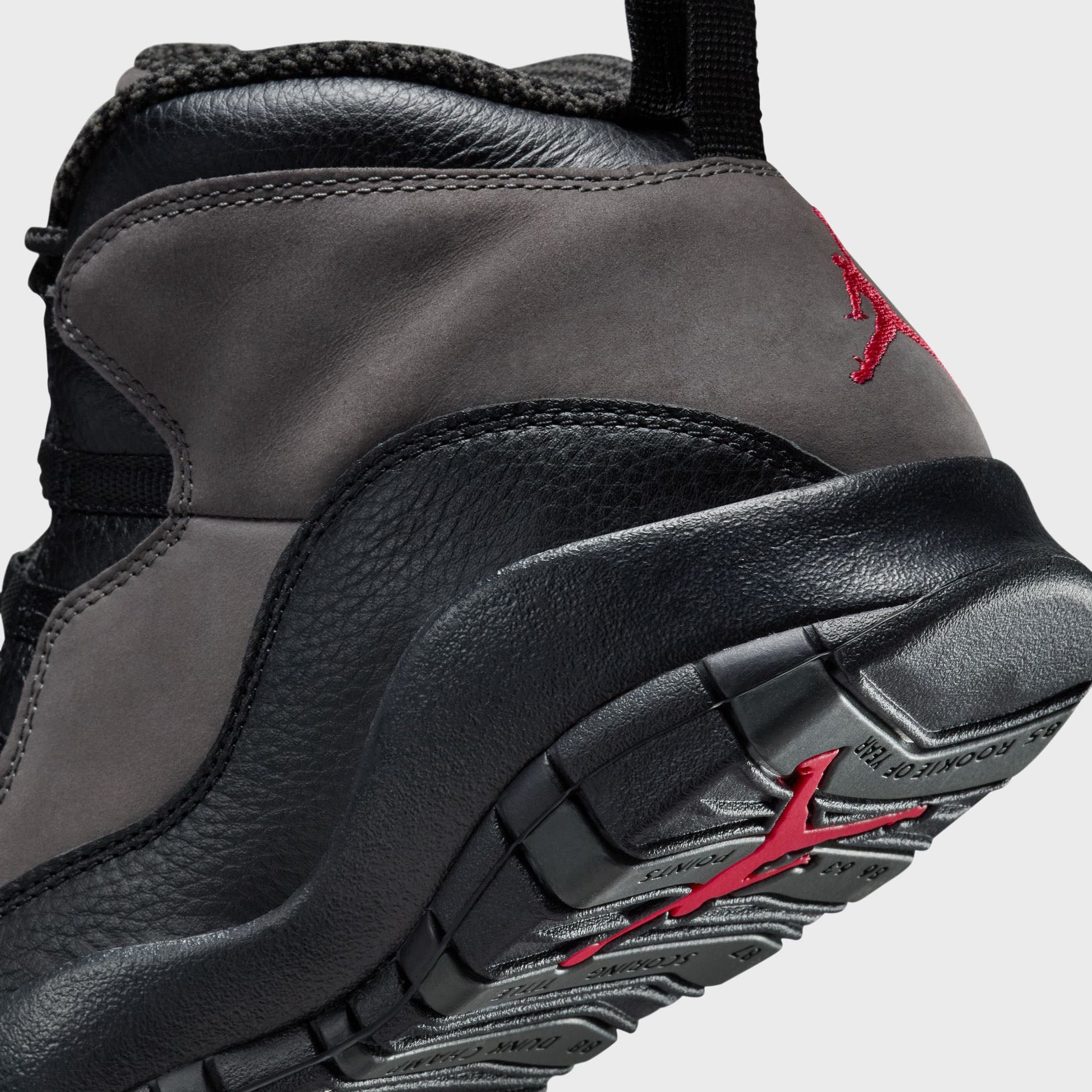 Jordan Air Jordan 10 Retro - Charred Grey / True Red / Black