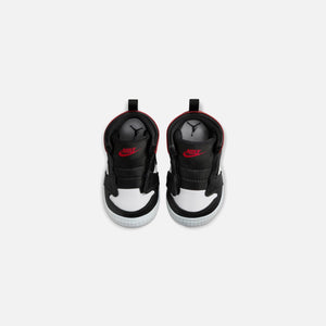 Jordan Air Jordan 1 Crib Bootie - Black / Black / Varsity Red / White