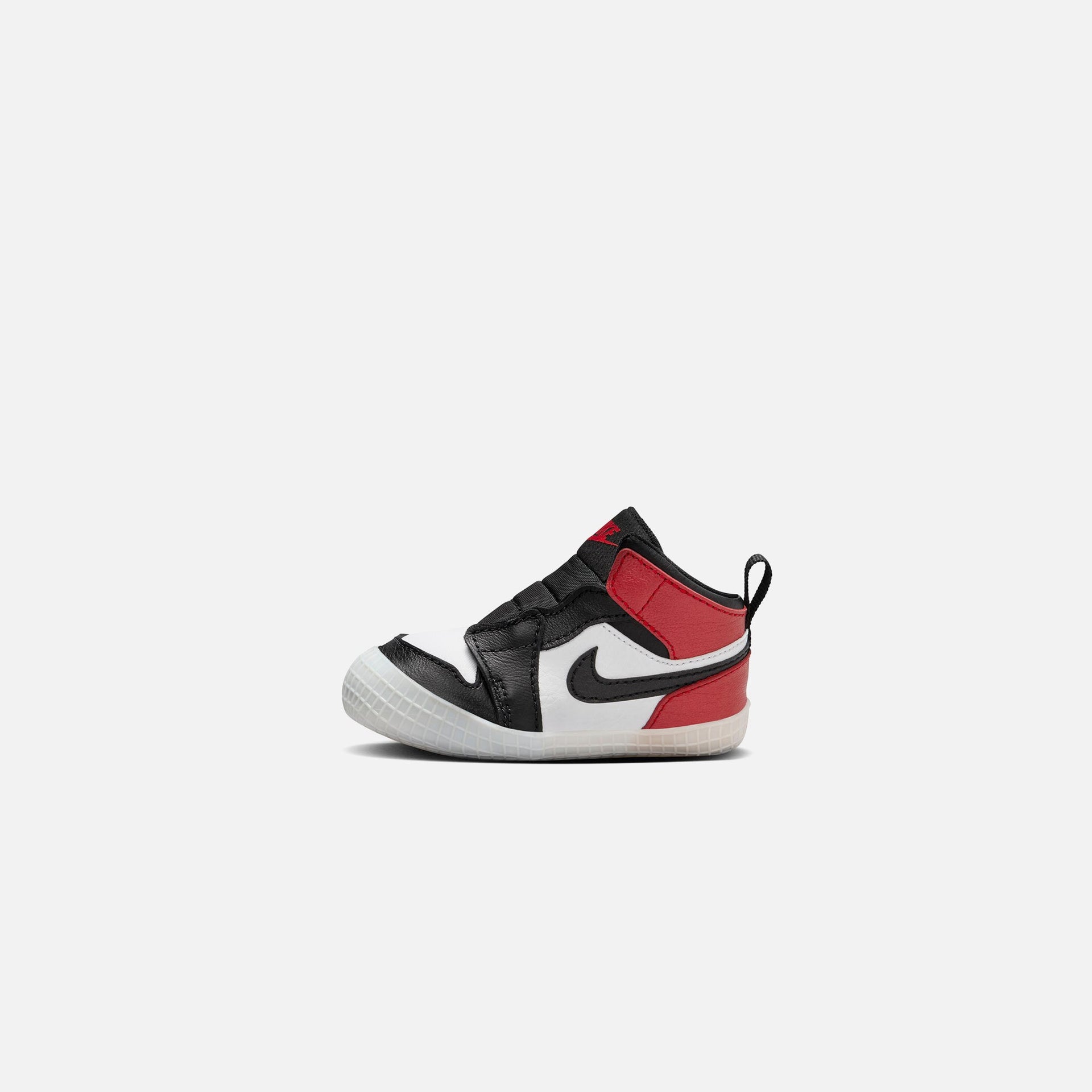 Jordan Air Jordan 1 Crib Bootie - Black / Black / Varsity Red / White