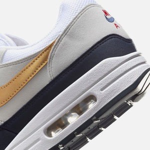 Nike Air Max 1 SC - Obsidian / Metallic Gold / White / Light Smoke