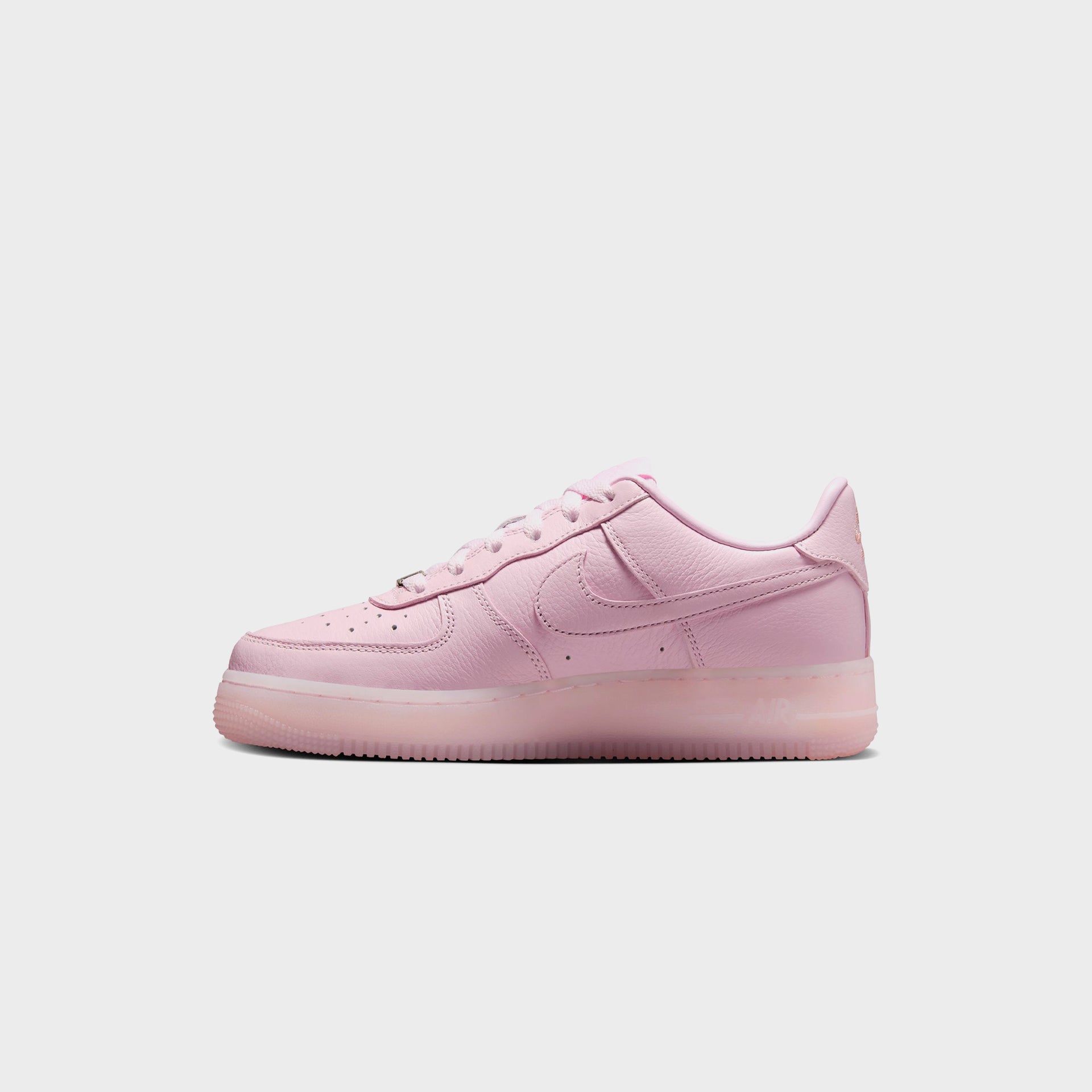 Nike x Drake NOCTA GS Air Force 1 Low - Pink Foam / Cobalt Tint / Metallic Silver