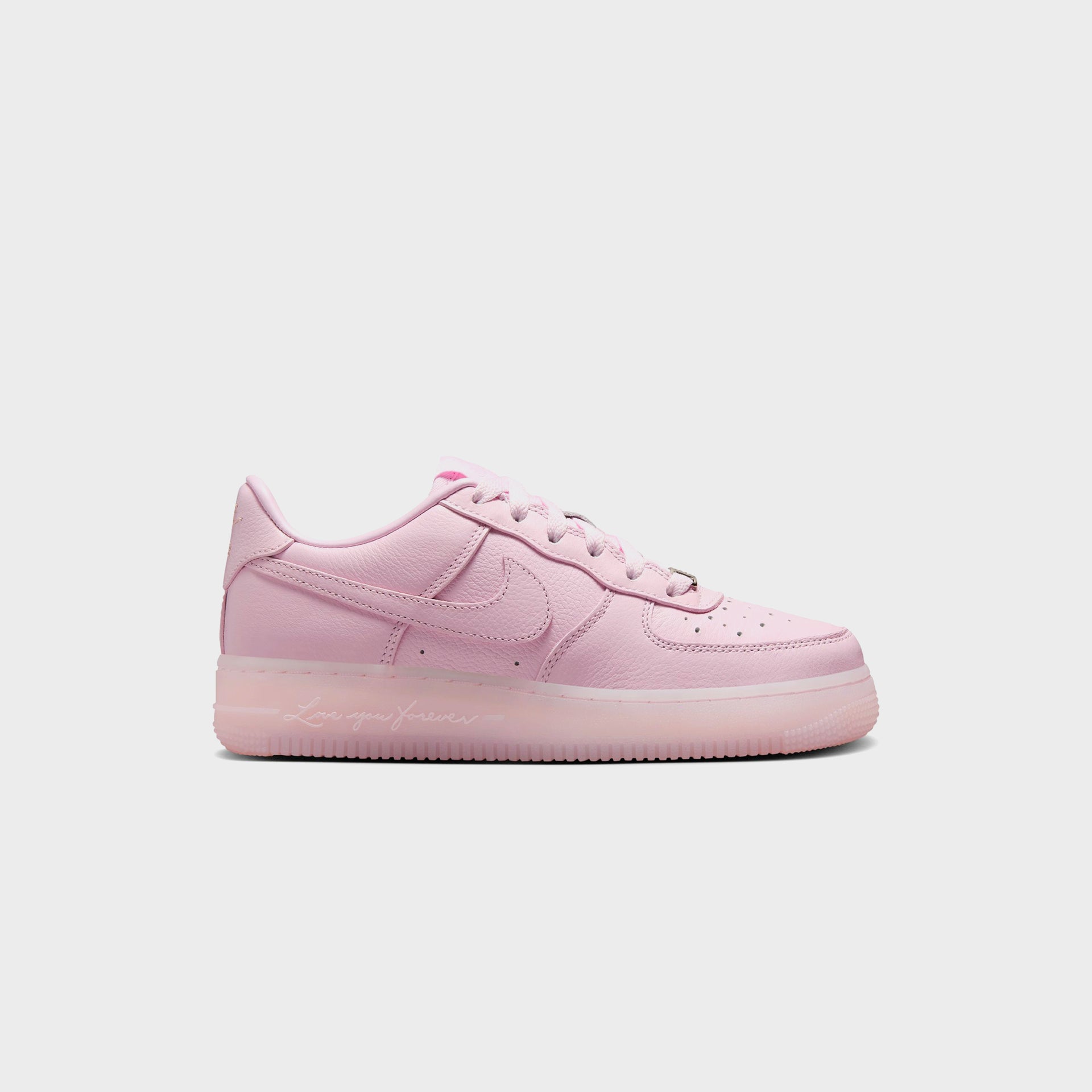 Nike x Drake NOCTA GS Air Force 1 Low - Pink Foam / Cobalt Tint / Metallic Silver