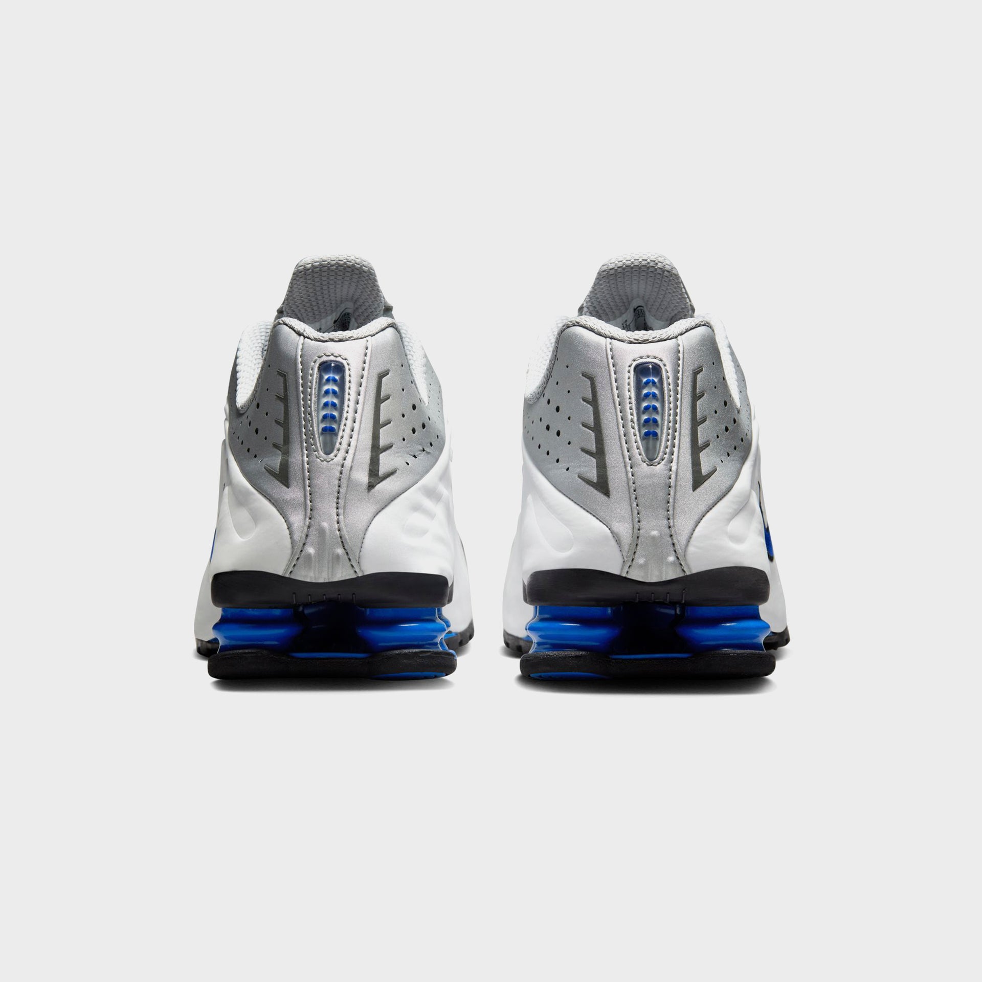 Nike Shox R4 - White / Metallic Silver / Royal / Black