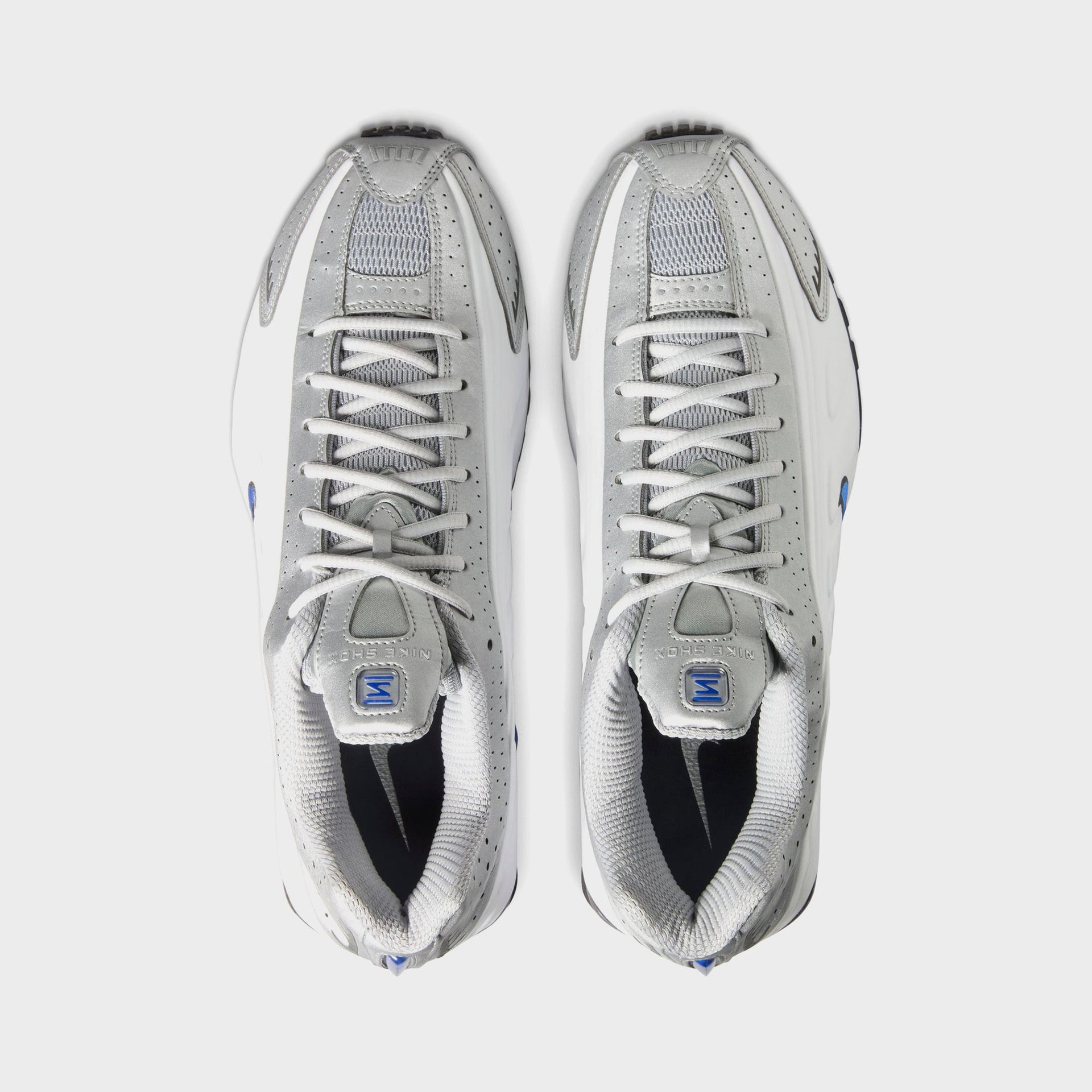 Nike Shox R4 - White / Metallic Silver / Royal / Black