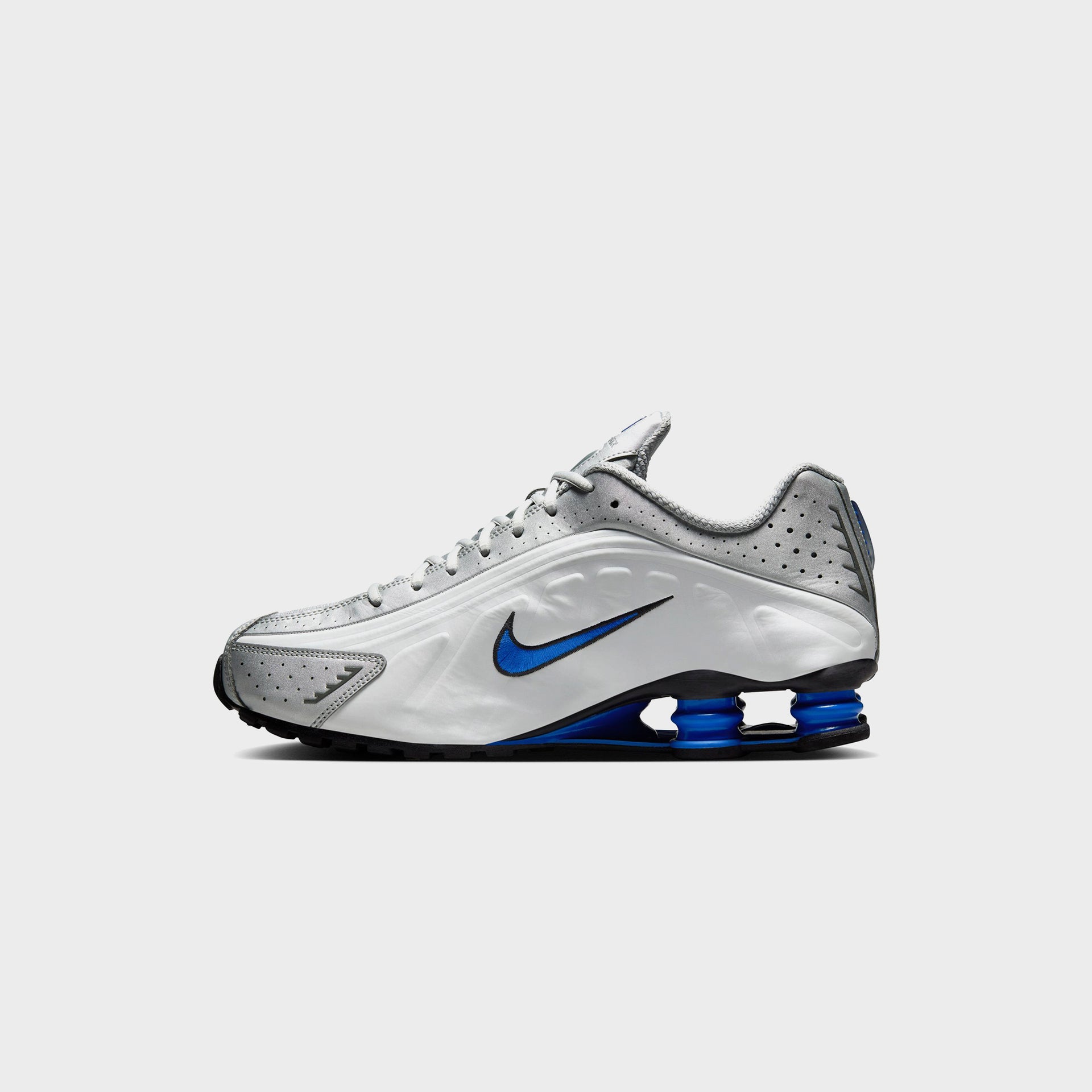 Nike Shox R4 - White / Metallic Silver / Royal / Black