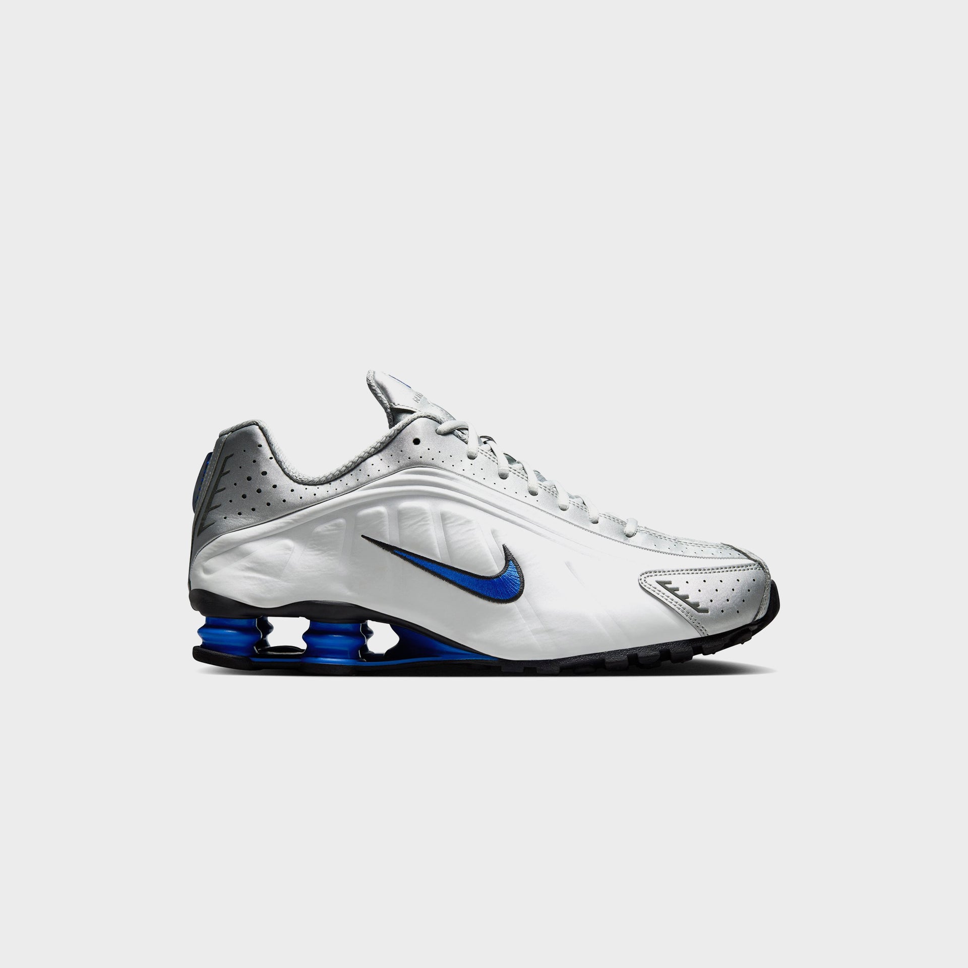 Nike Shox R4 - White / Metallic Silver / Royal / Black