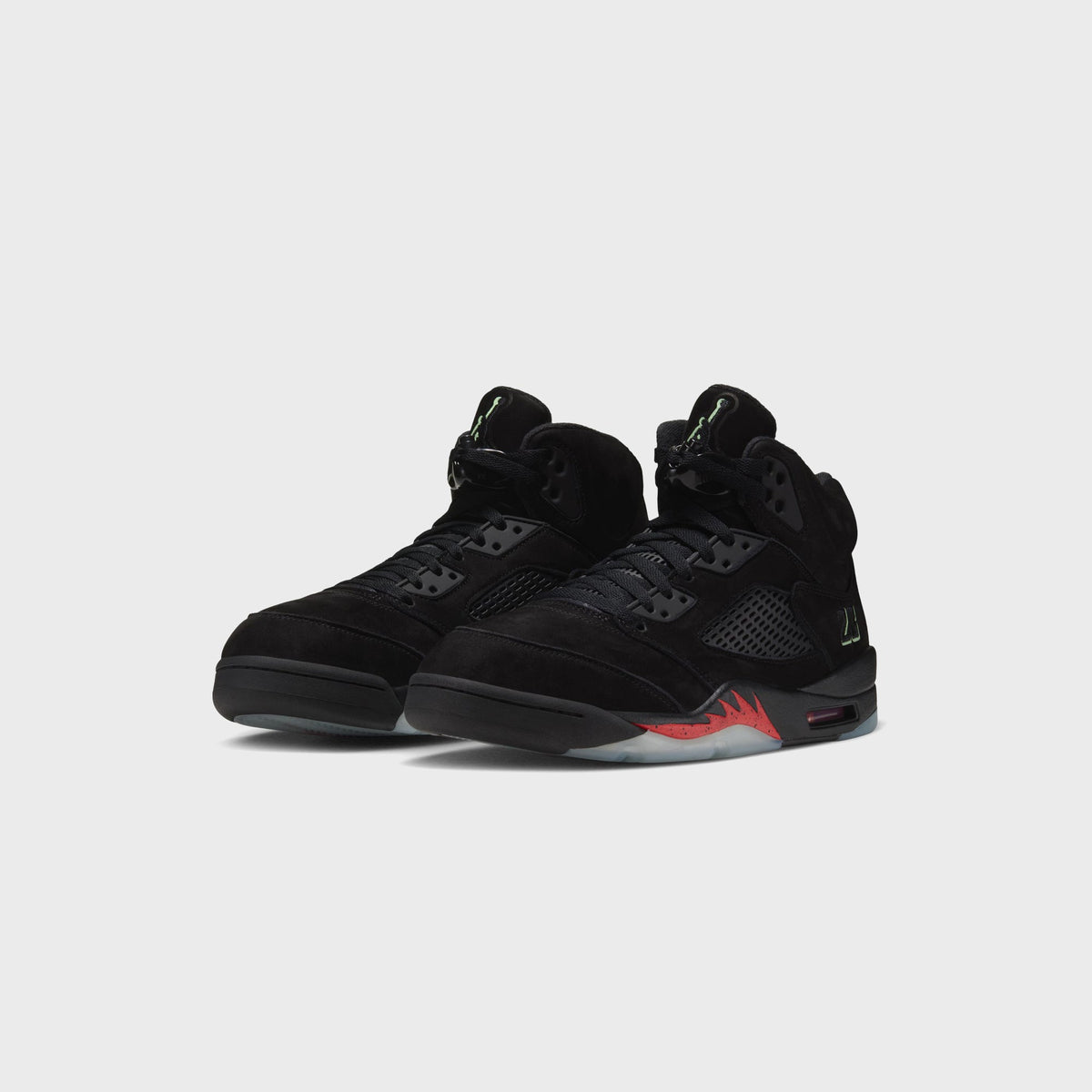 Jordan Air Jordan 5 Retro - Black / Picante Red / Glow In The Dark / Multi Color