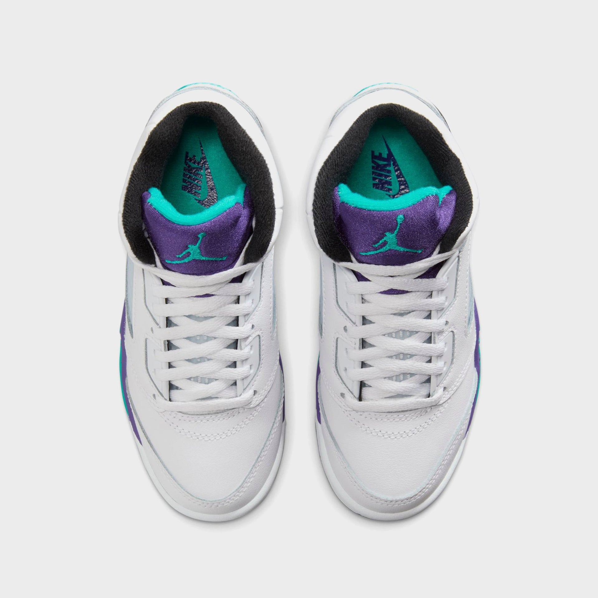Nike PS Air Jordan 5 - Black / New Emerald / Grape Ice