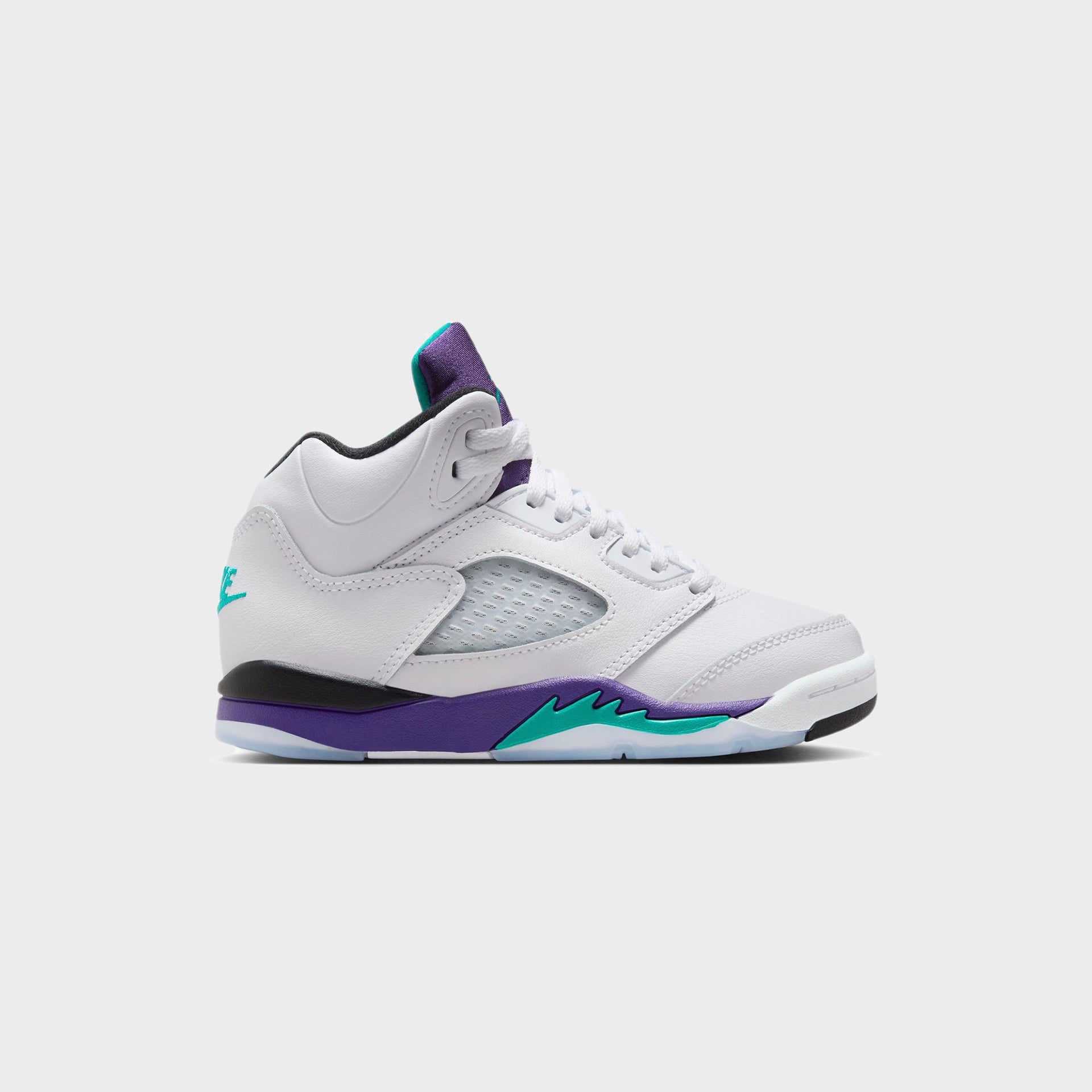Nike PS Air Jordan 5 - Black / New Emerald / Grape Ice