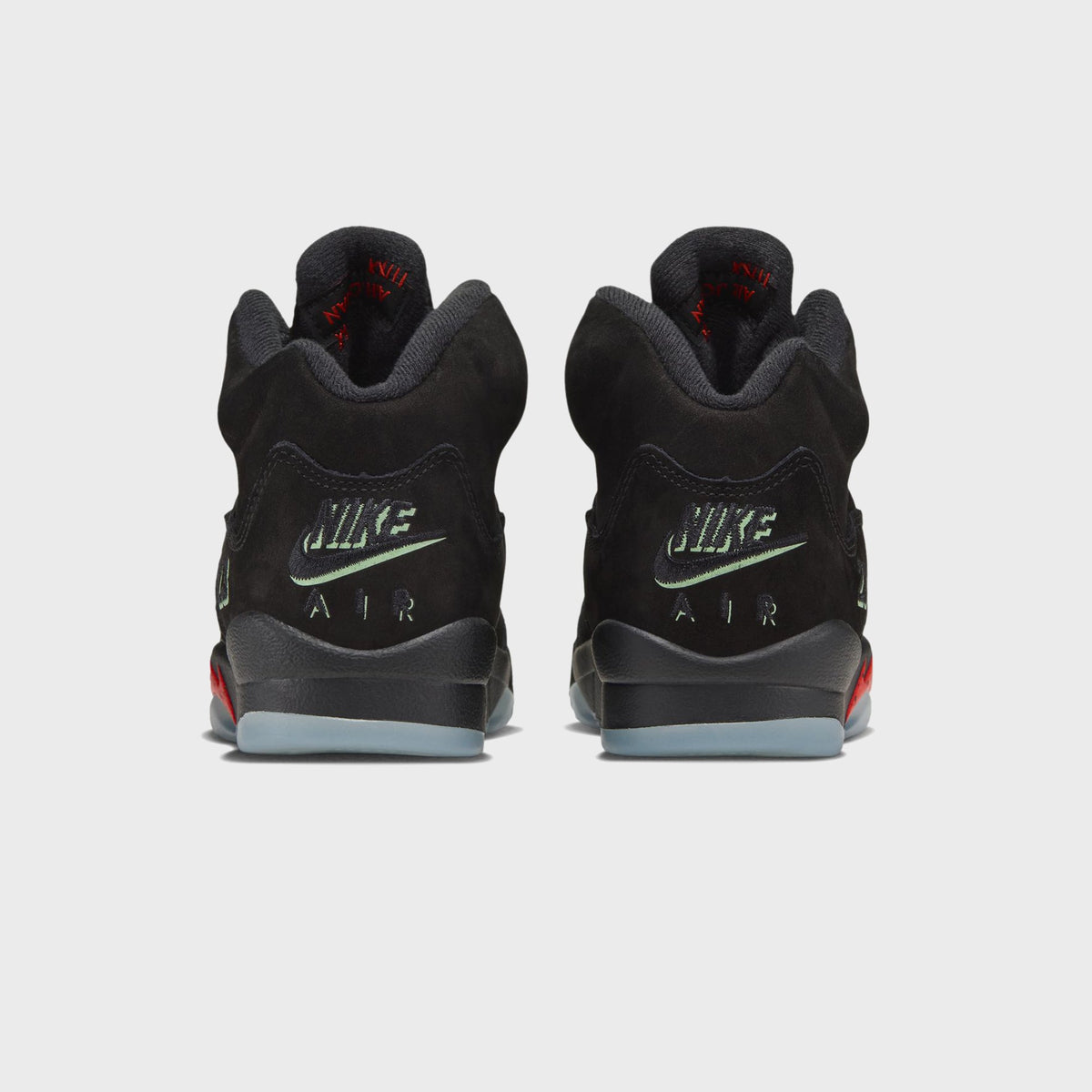 Jordan GS Air Jordan 5 Retro - Black / Picante Red / Glow In The Dark / Multi Color