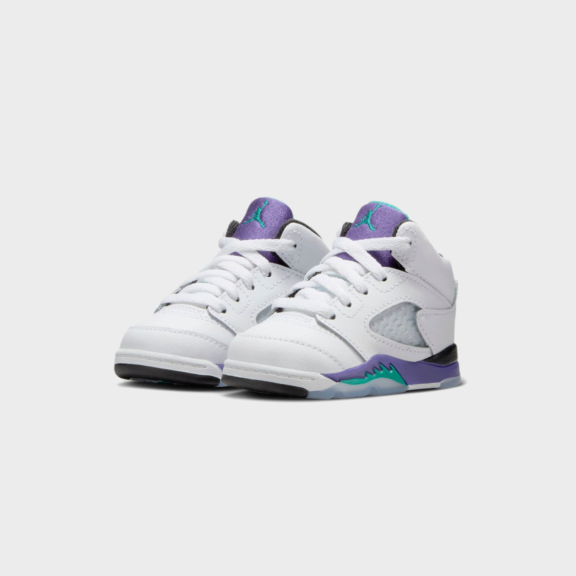 Nike Toddler Air Jordan 5 - Black / New Emerald / Grape Ice