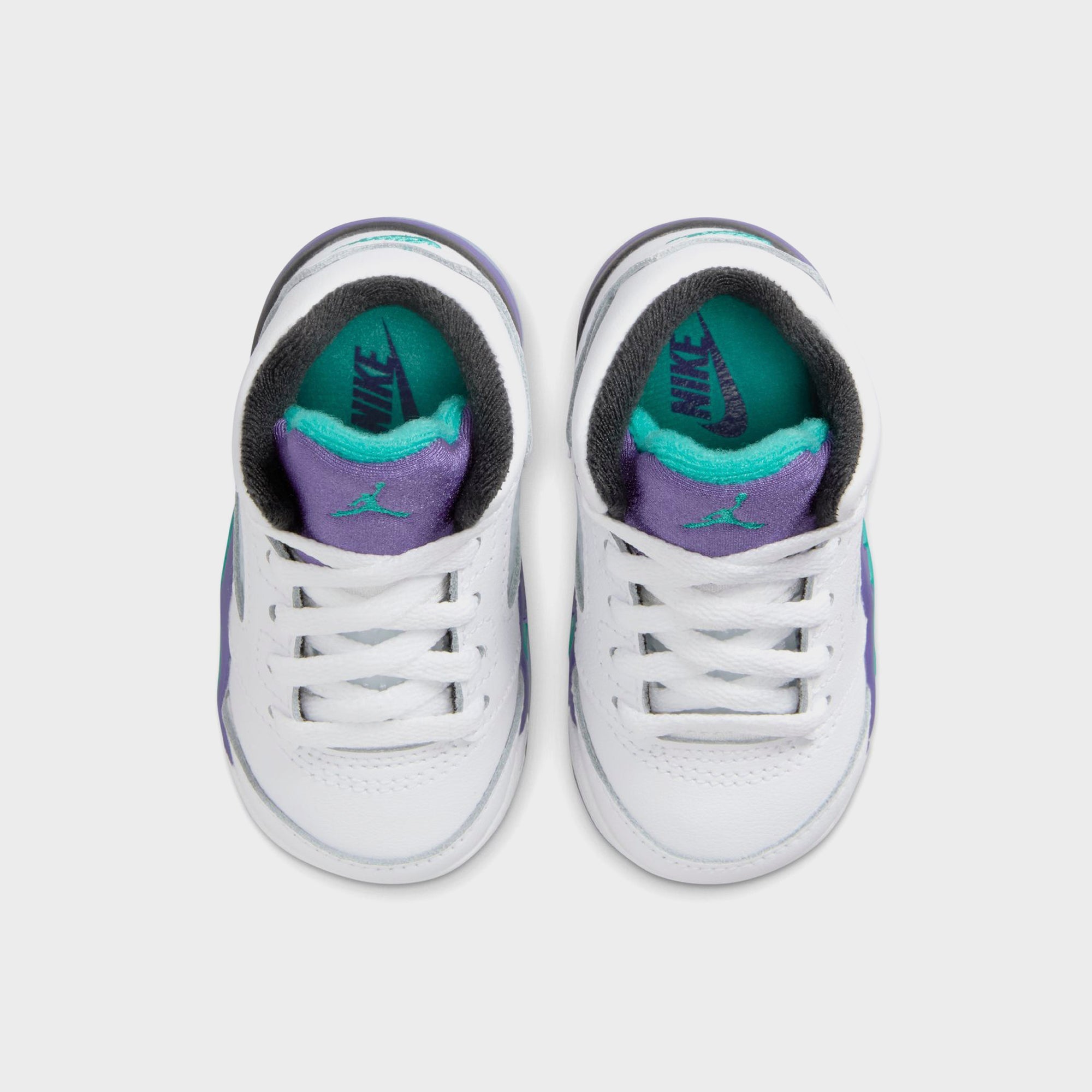 Nike Toddler Air Jordan 5 - Black / New Emerald / Grape Ice – Kith
