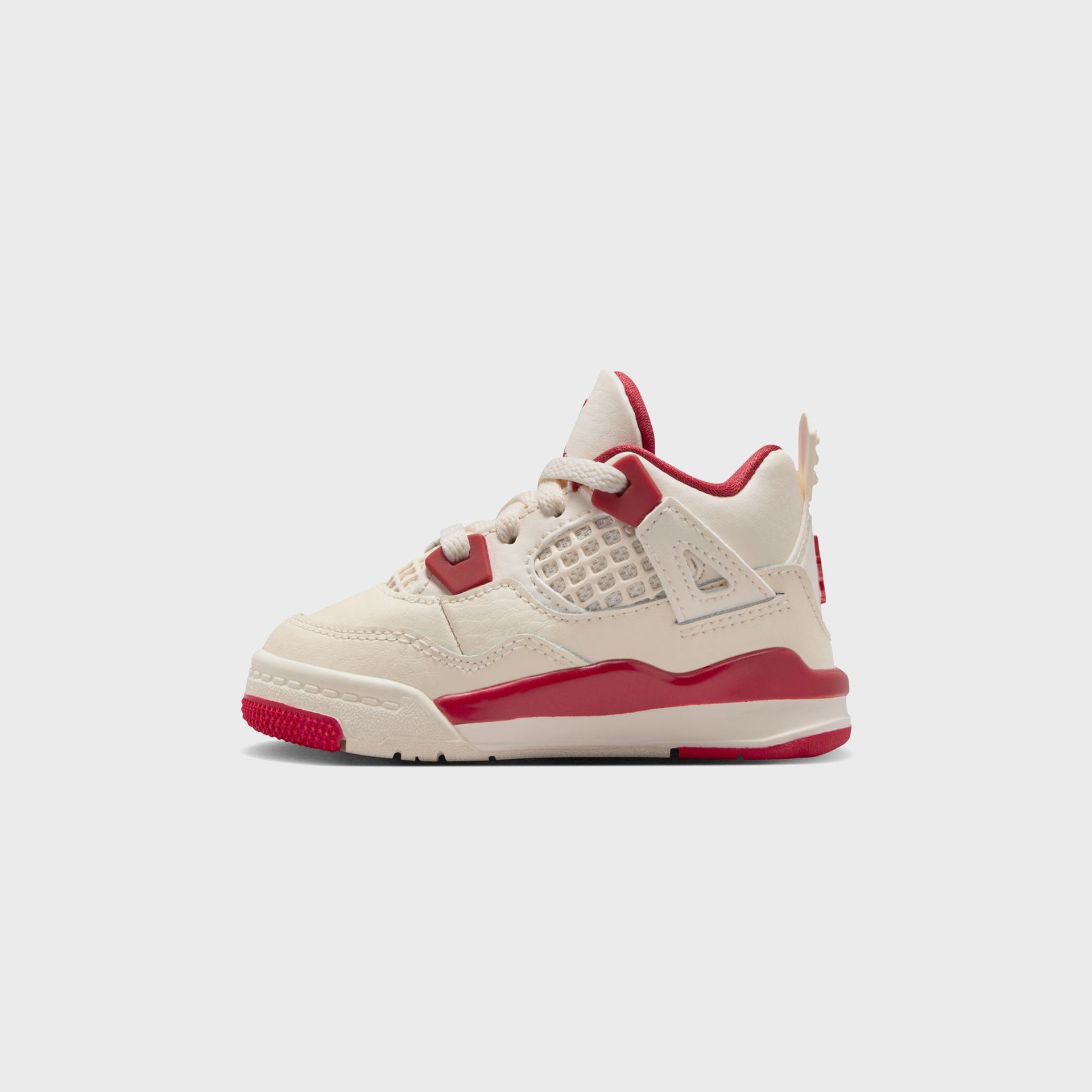 Jordan TD Air Jordan 4 Retro - Pale Ivory / Tough Red