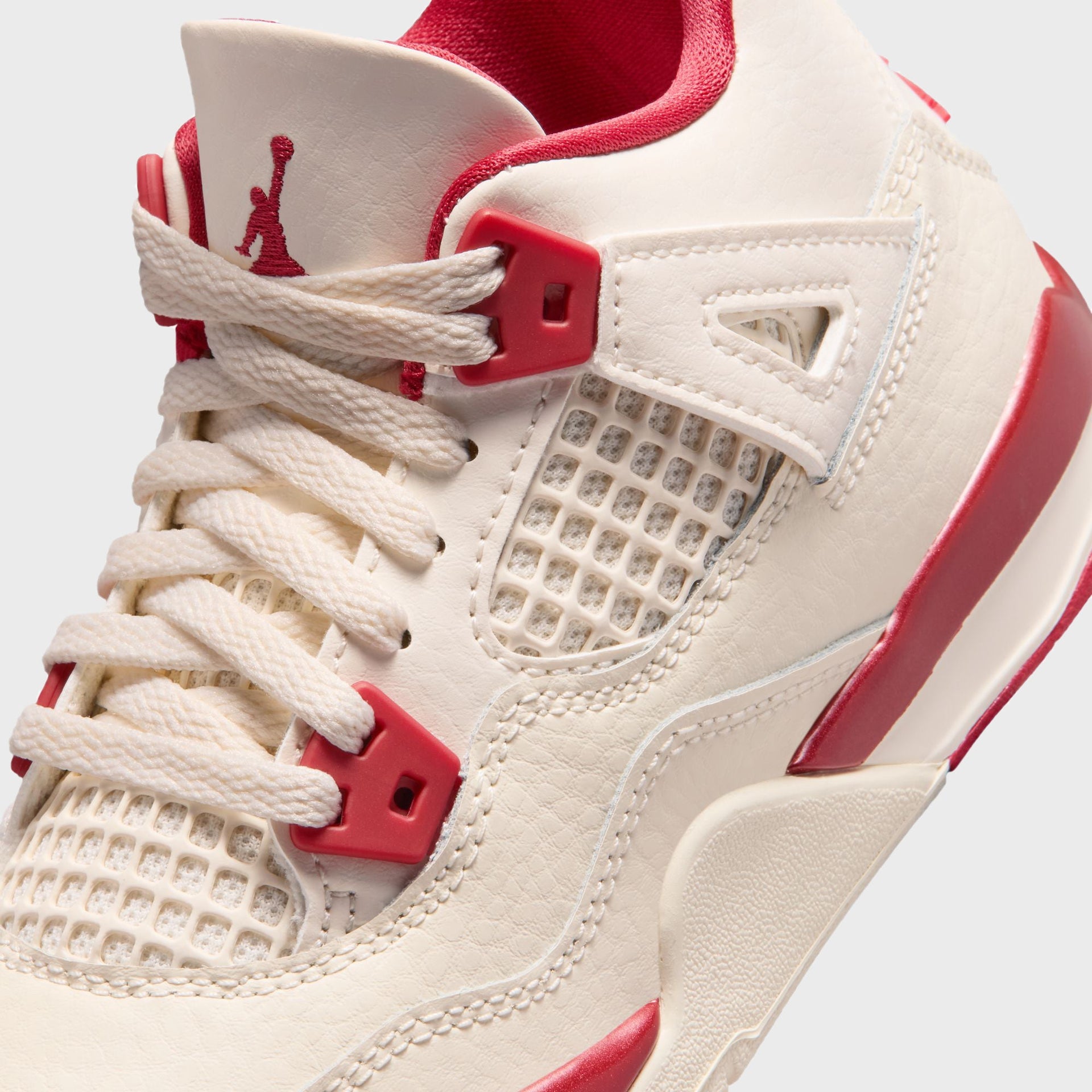 Jordan PS Air Jordan 4 Retro - Pale Ivory / Tough Red