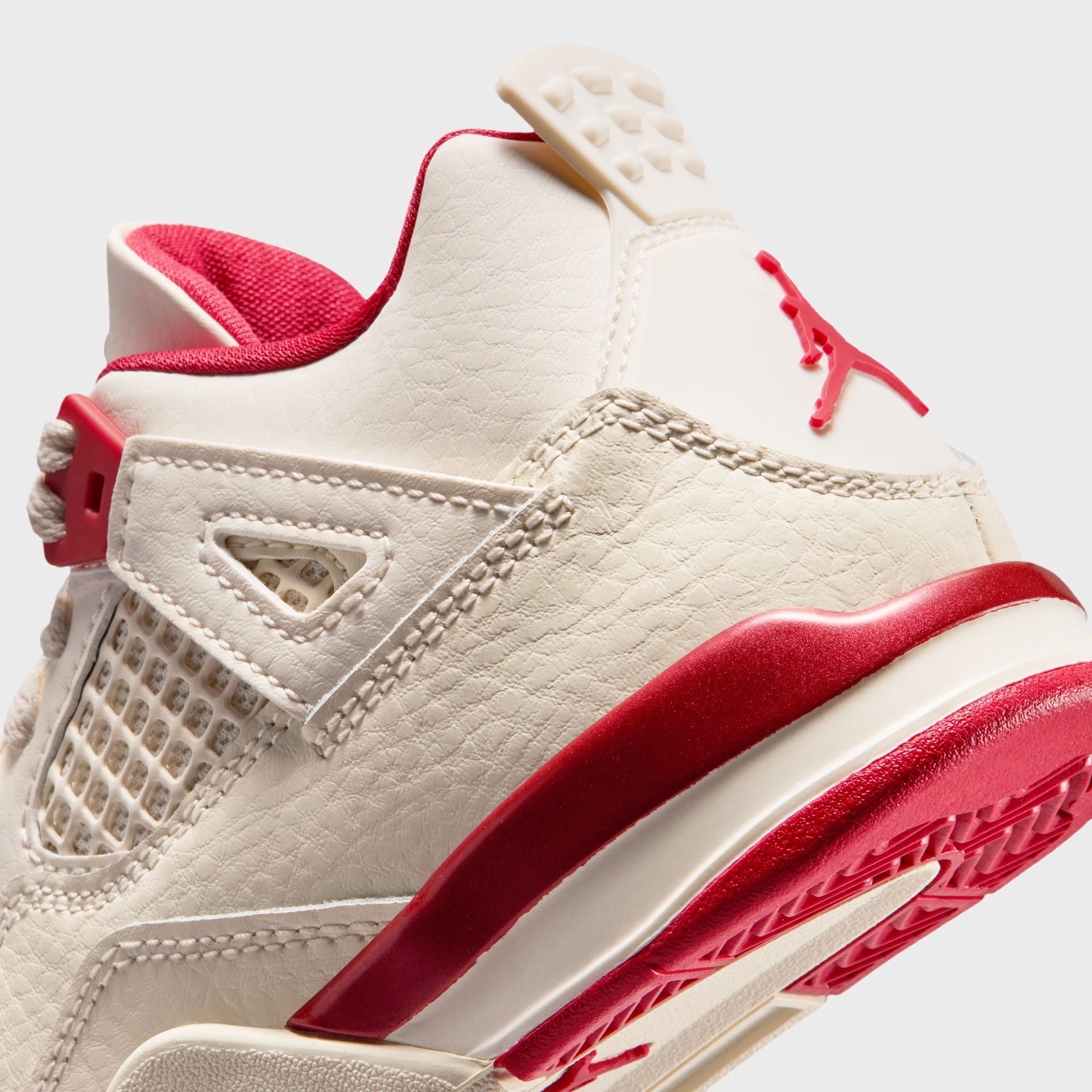 Jordan PS Air Jordan 4 Retro - Pale Ivory / Tough Red