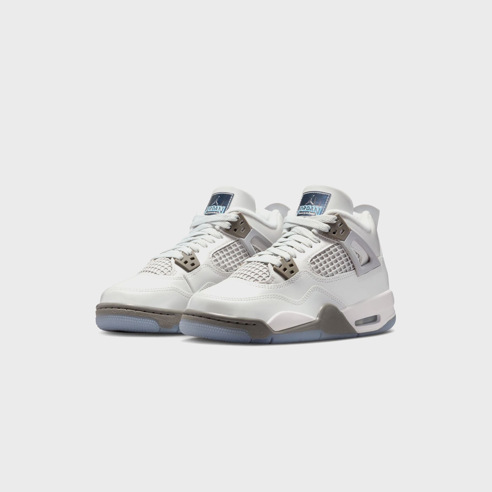 Jordan GS Air Jordan 4 Retro - Photon Dust / Blue Chill – Kith Canada