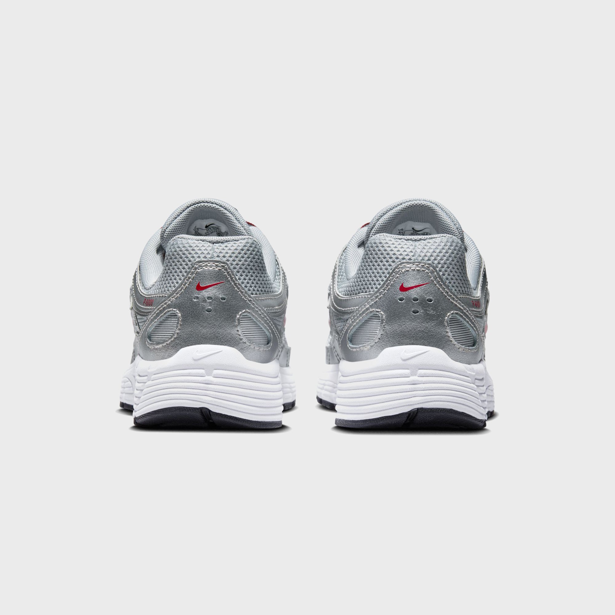 Nike GS P-6000 - Metallic Silver / Gym Red / Flat Silver – Kith Canada