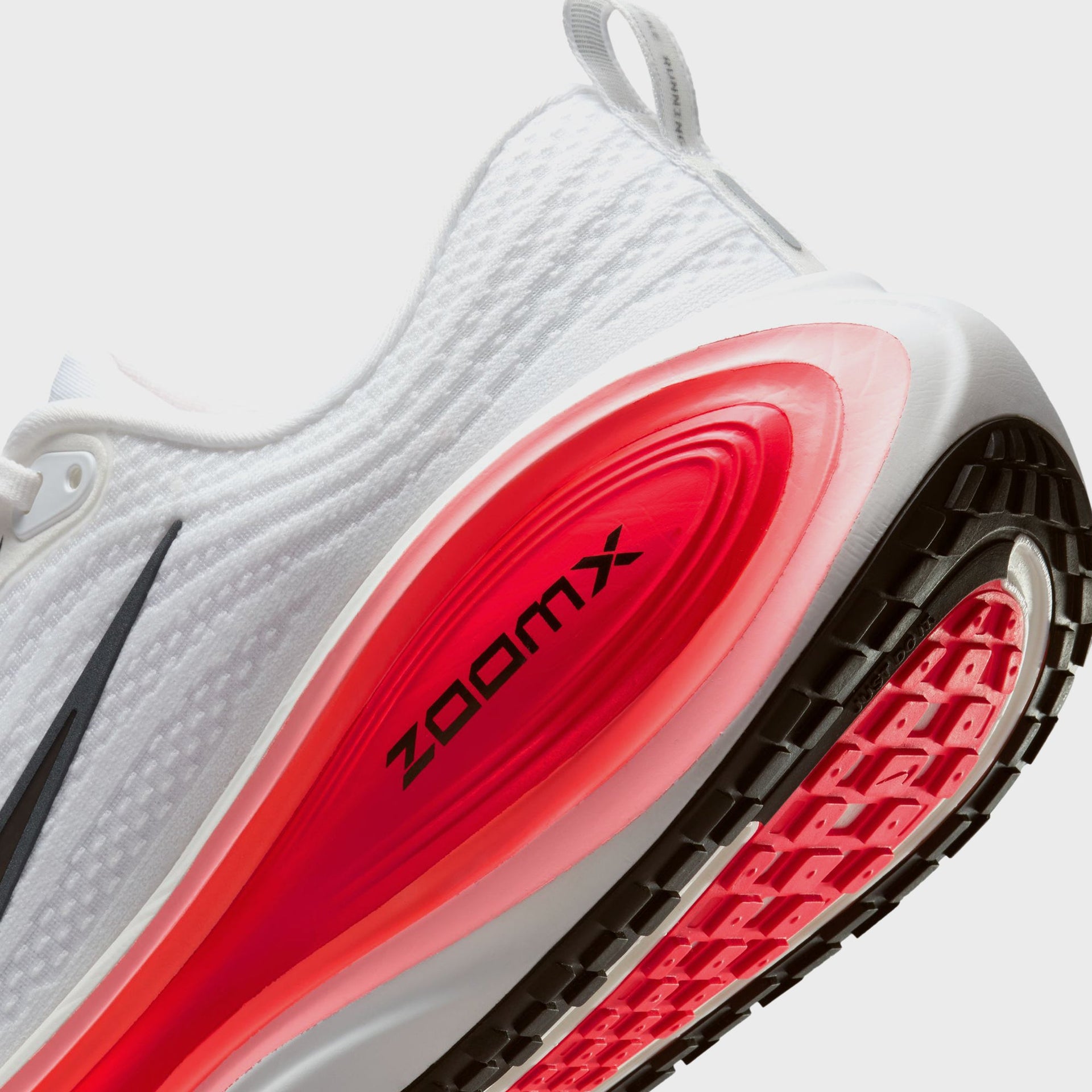 Nike Vomero Plus - White / Black / Bright Crimson