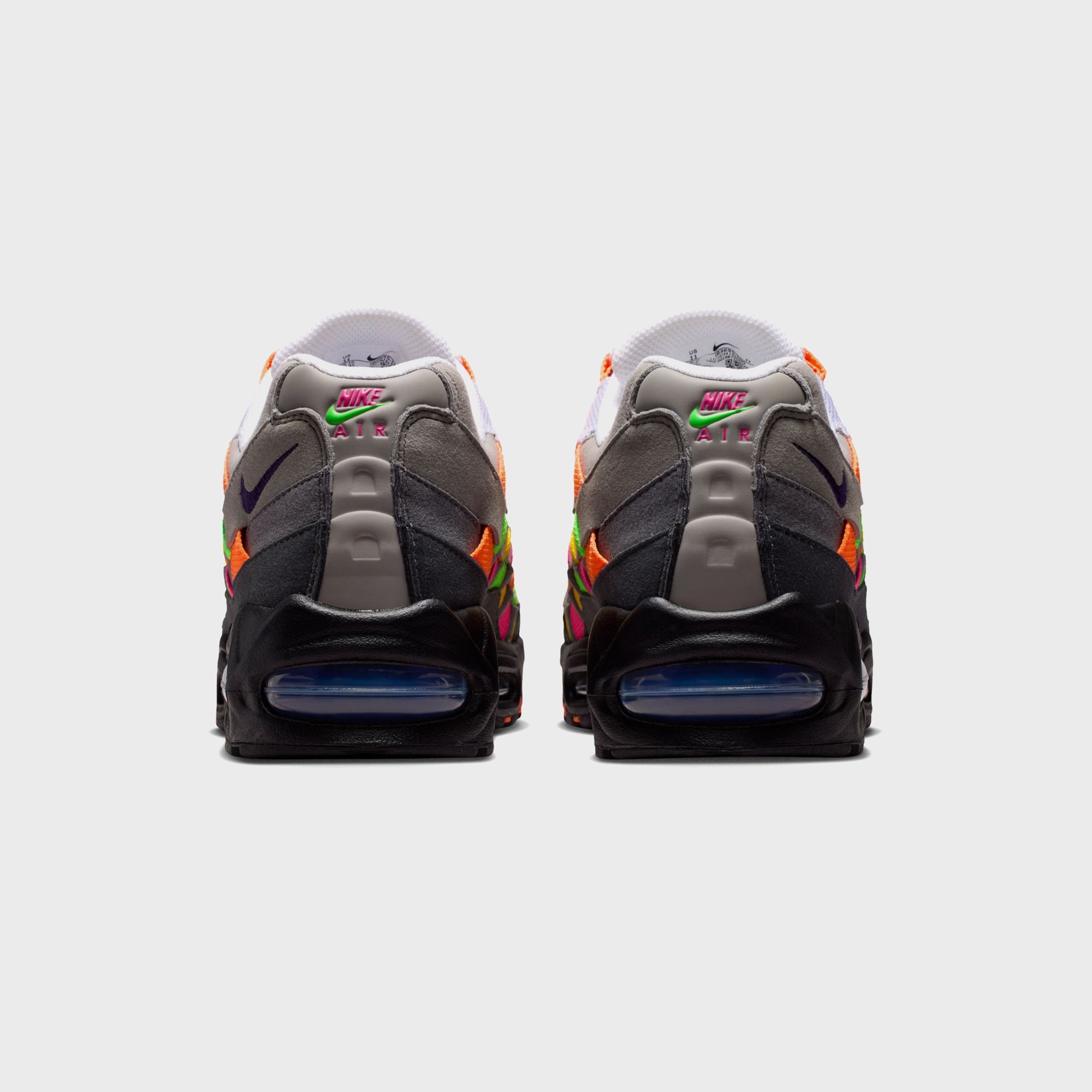 Nike Air Max 95 Big Bubble - White / Purple Dynasty / Pearl Gray