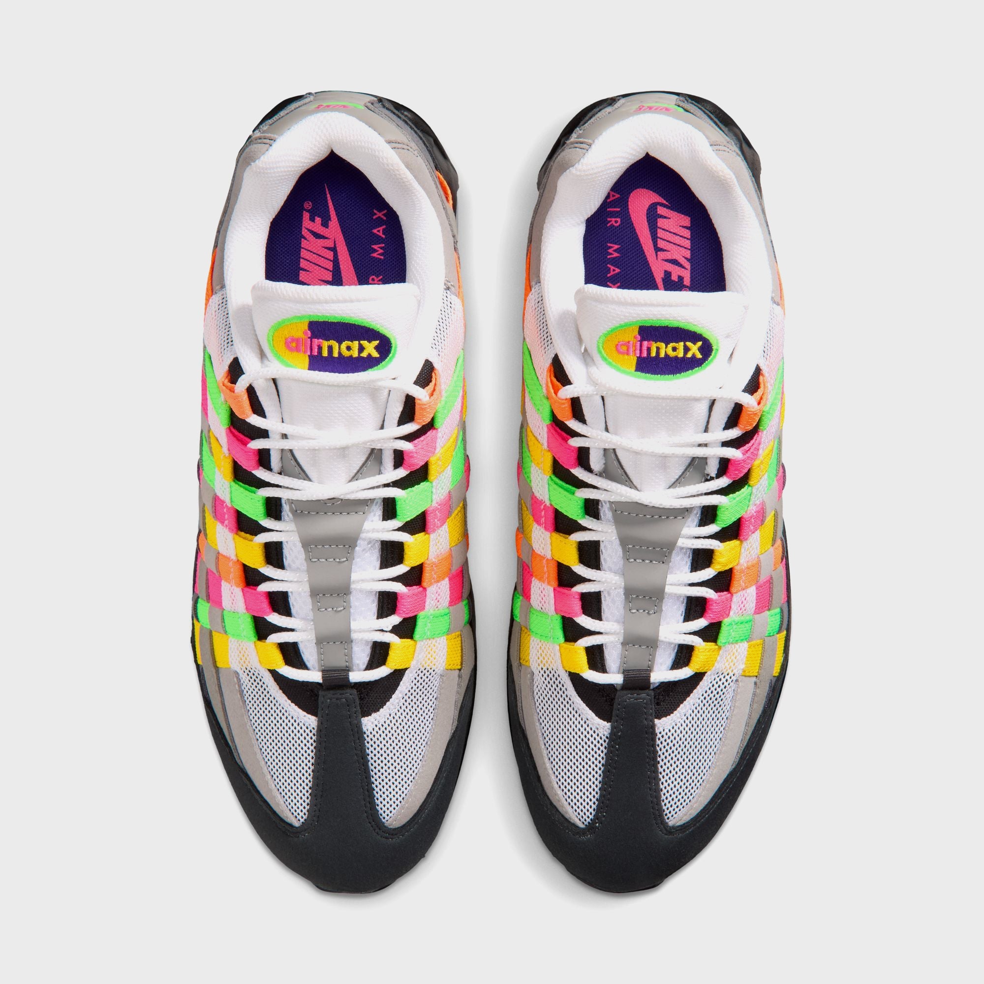 Nike Air Max 95 Big Bubble - White / Purple Dynasty / Pearl Gray