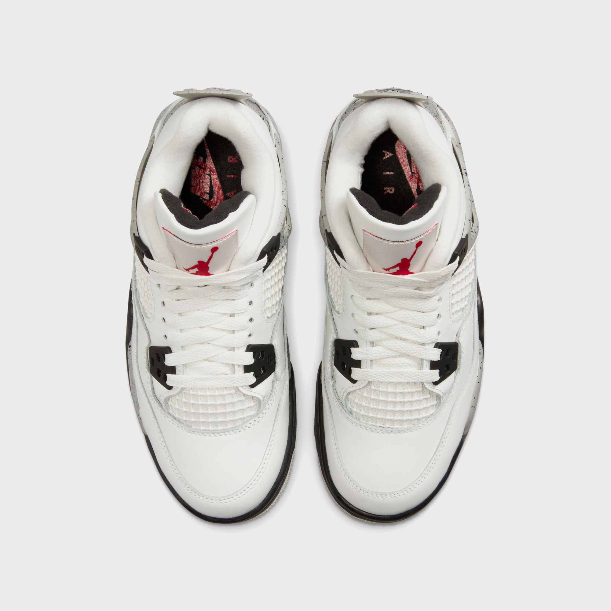 Jordan GS Air Jordan 4 Retro - Summit White / Fire Red / Tech Grey