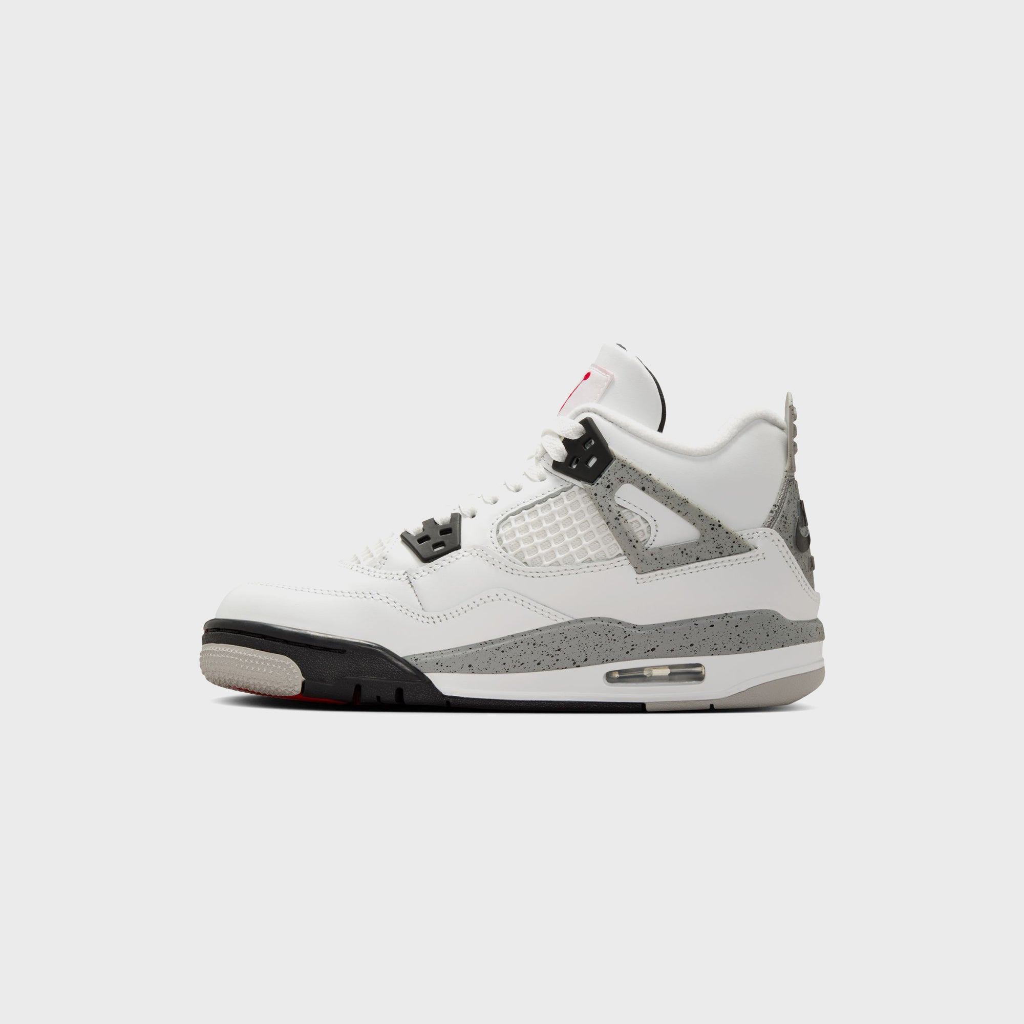 Jordan GS Air Jordan 4 Retro - Summit White / Fire Red / Tech Grey