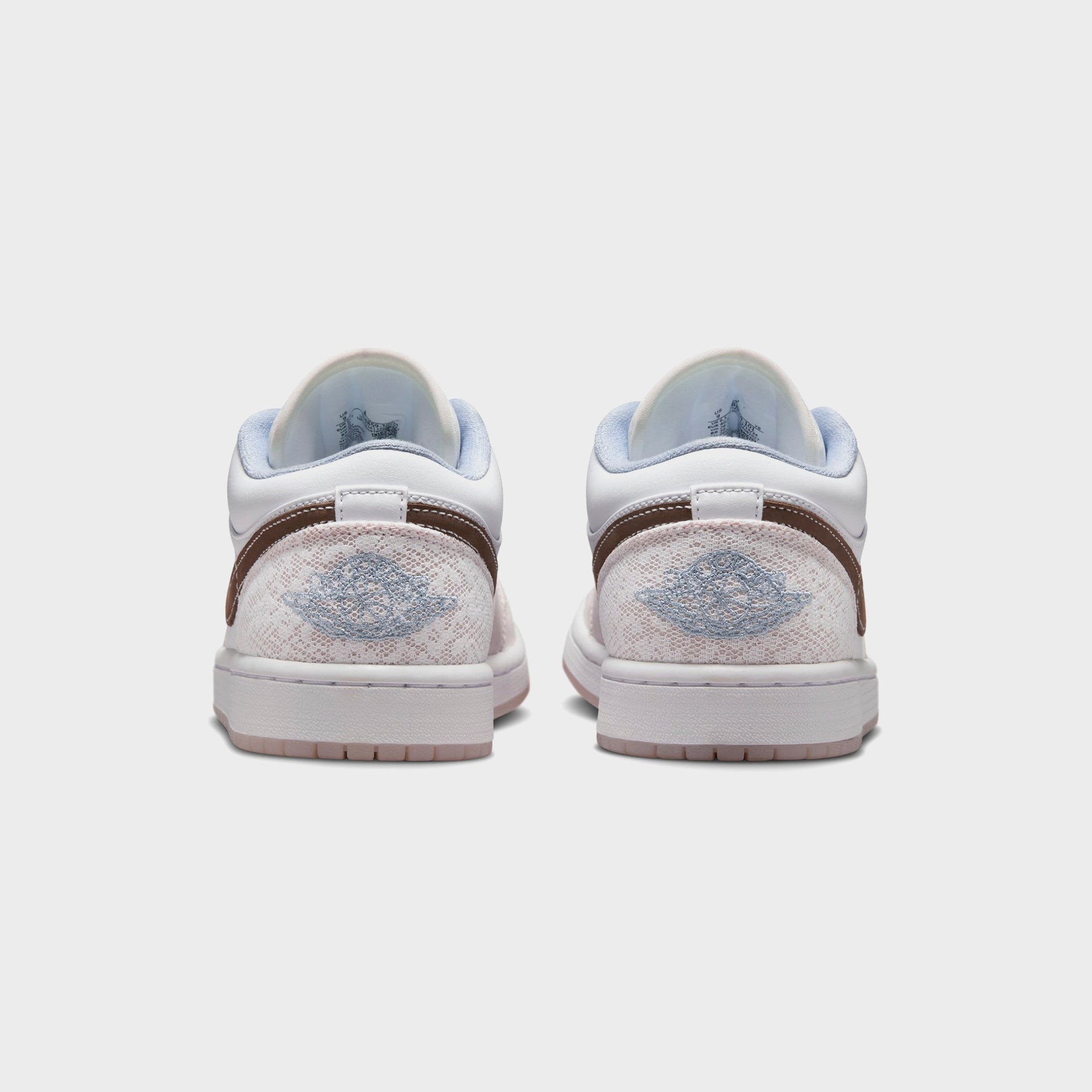 Nike WMNS Air Jordan 1 Low - White / Light Soft Pink / Ironstone