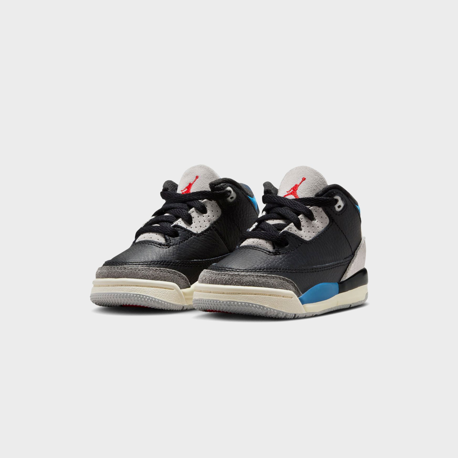 Nike Toddler Air Jordan 3 Retro OG - Black / Chile Red / Neutral Grey