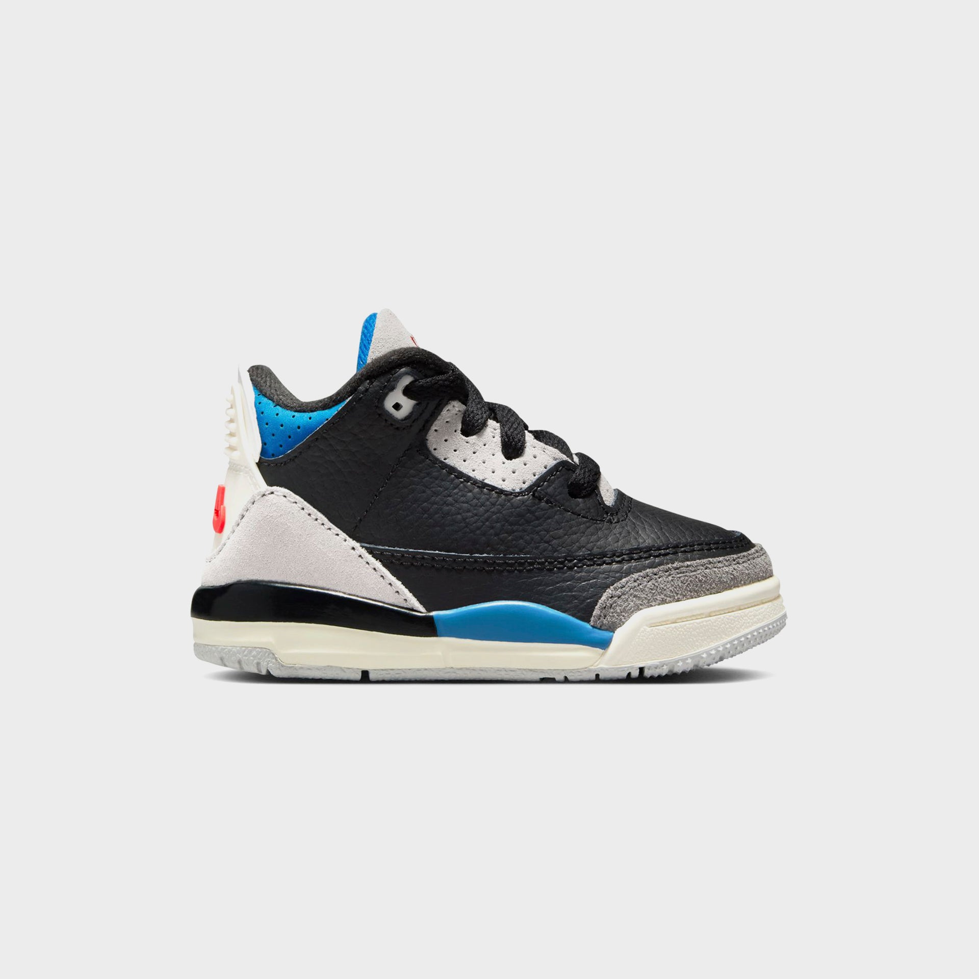 Nike Toddler Air Jordan 3 Retro OG - Black / Chile Red / Neutral Grey