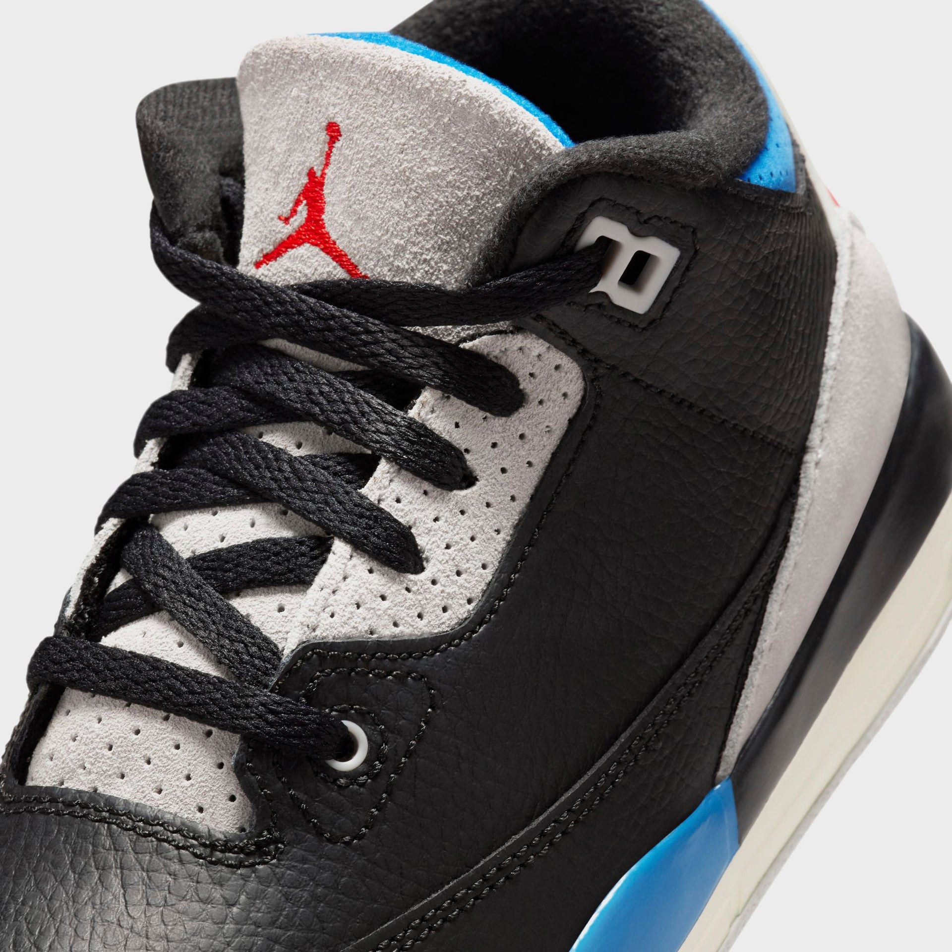 Nike Pre-School Jordan 3 Retro OG - Black / Chile Red / Neutral Grey