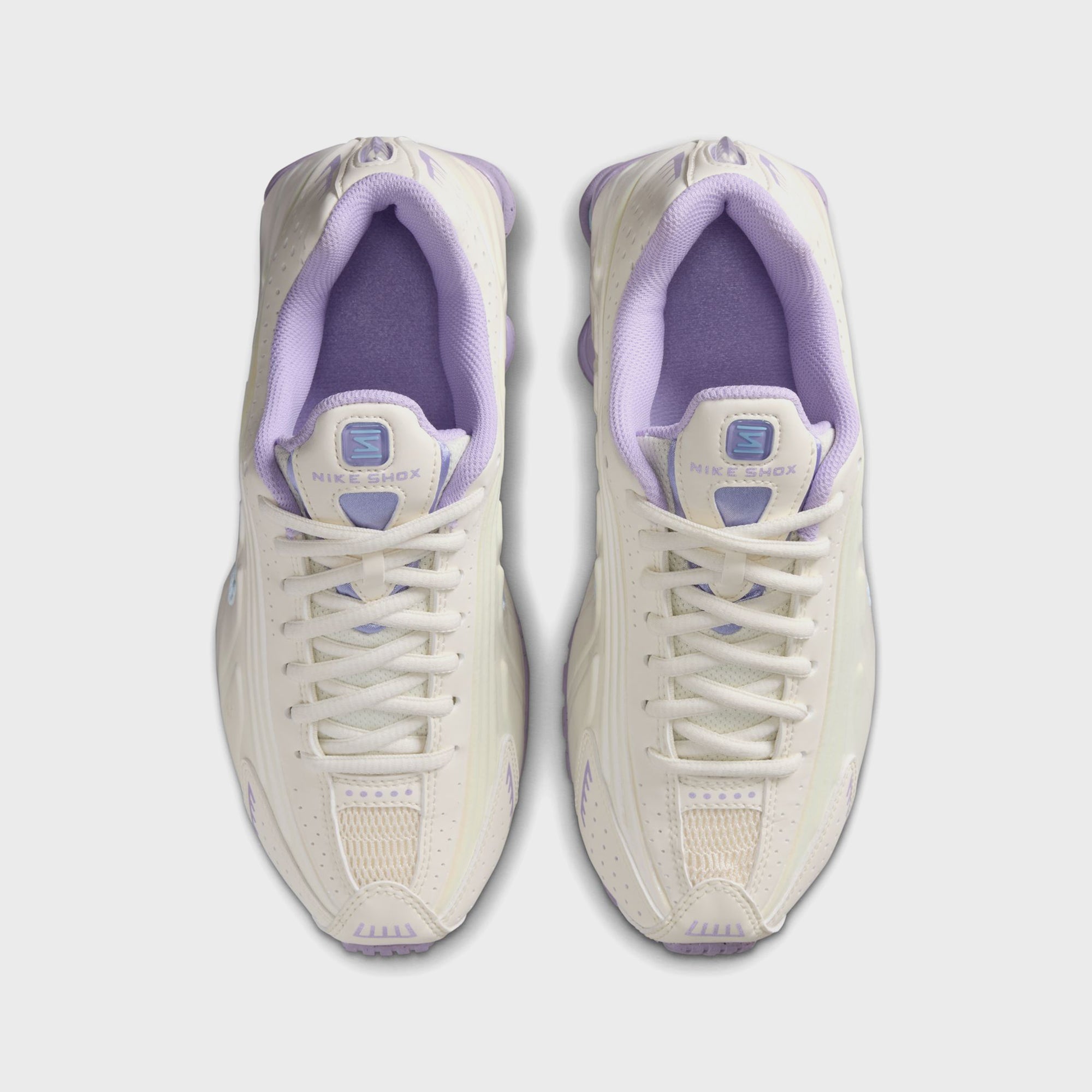 Nike GS Shox R4 - Soft Pearl / Celestine Blue / Hydrangeas – Kith