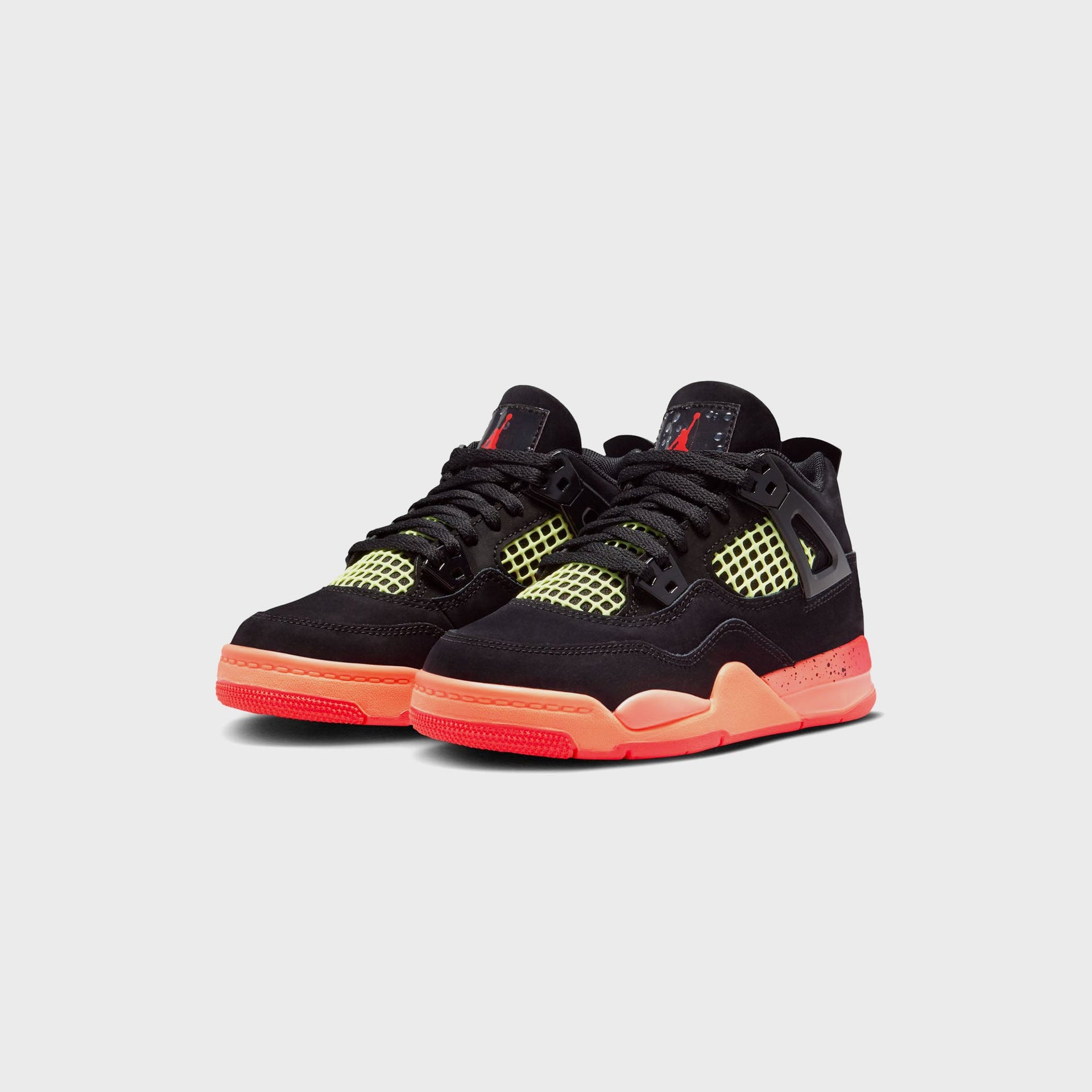 Jordan PS Air Jordan 4 Retro - Black / Infrared / Bright Mango / Barely
