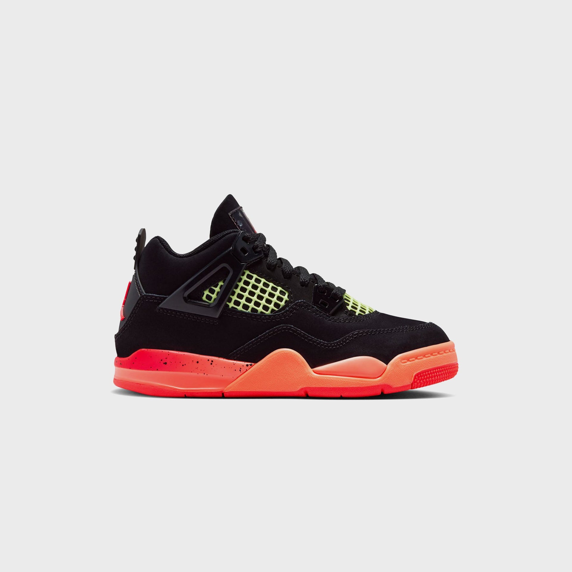 Jordan PS Air Jordan 4 Retro - Black / Infrared / Bright Mango / Barely