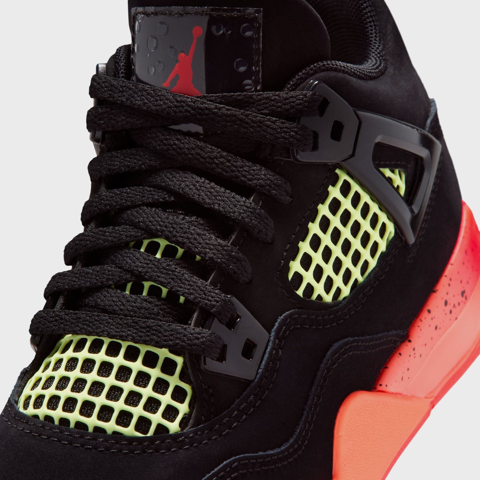Jordan PS Air Jordan 4 Retro - Black / Infrared / Bright Mango / Barely