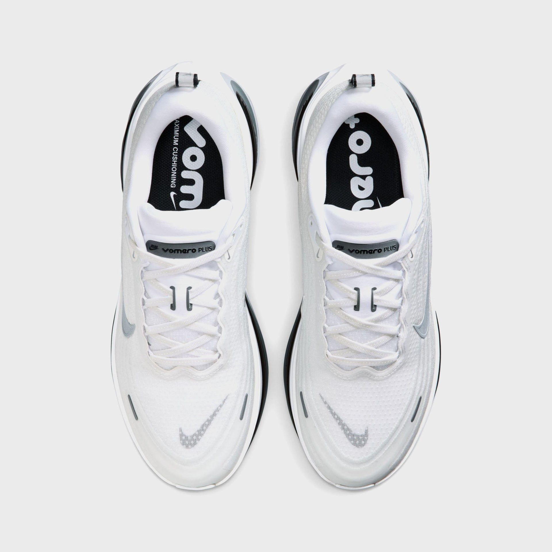 Nike Vomero Plus - White / Black / Cool Grey / Metallic Silver
