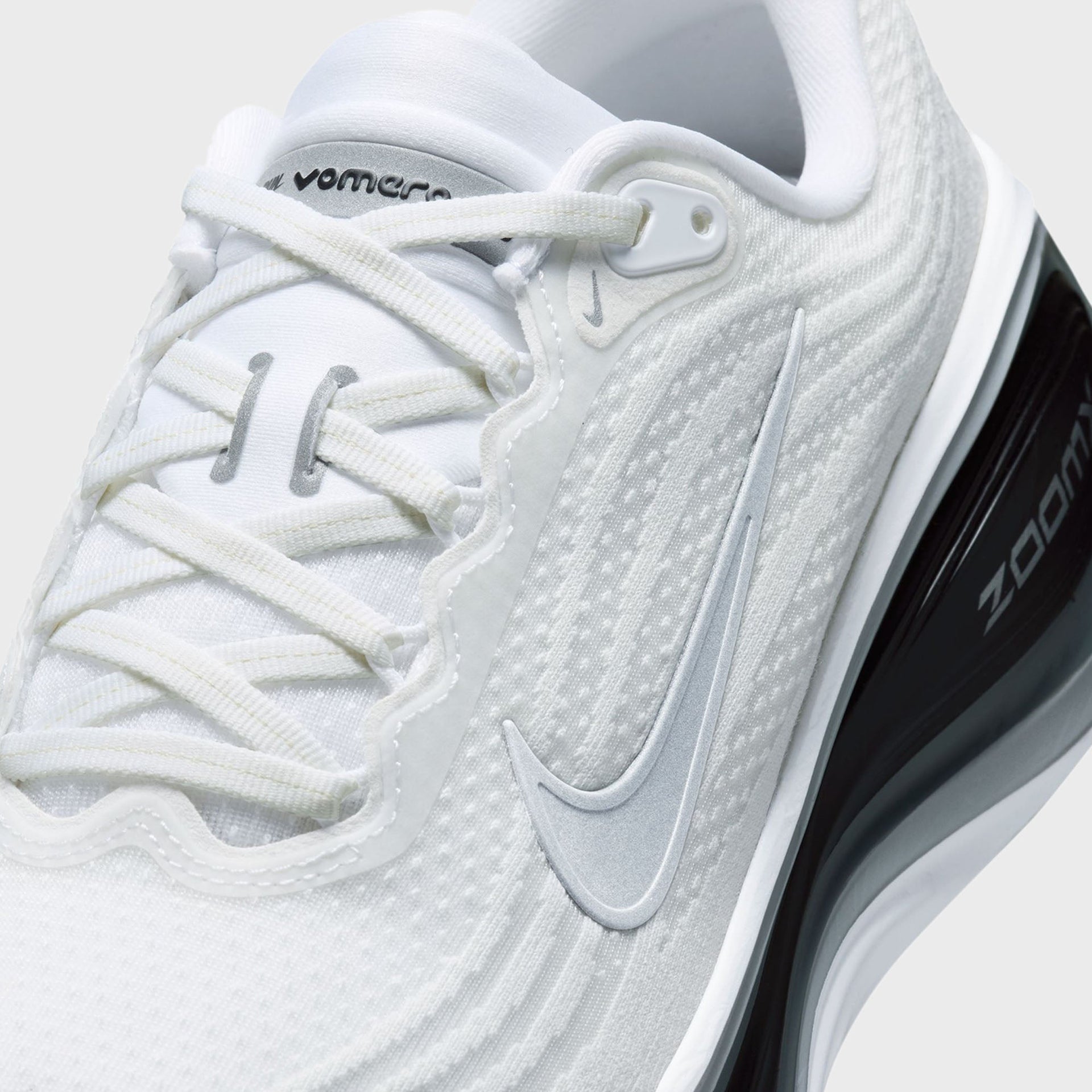 Nike Vomero Plus - White / Black / Cool Grey / Metallic Silver