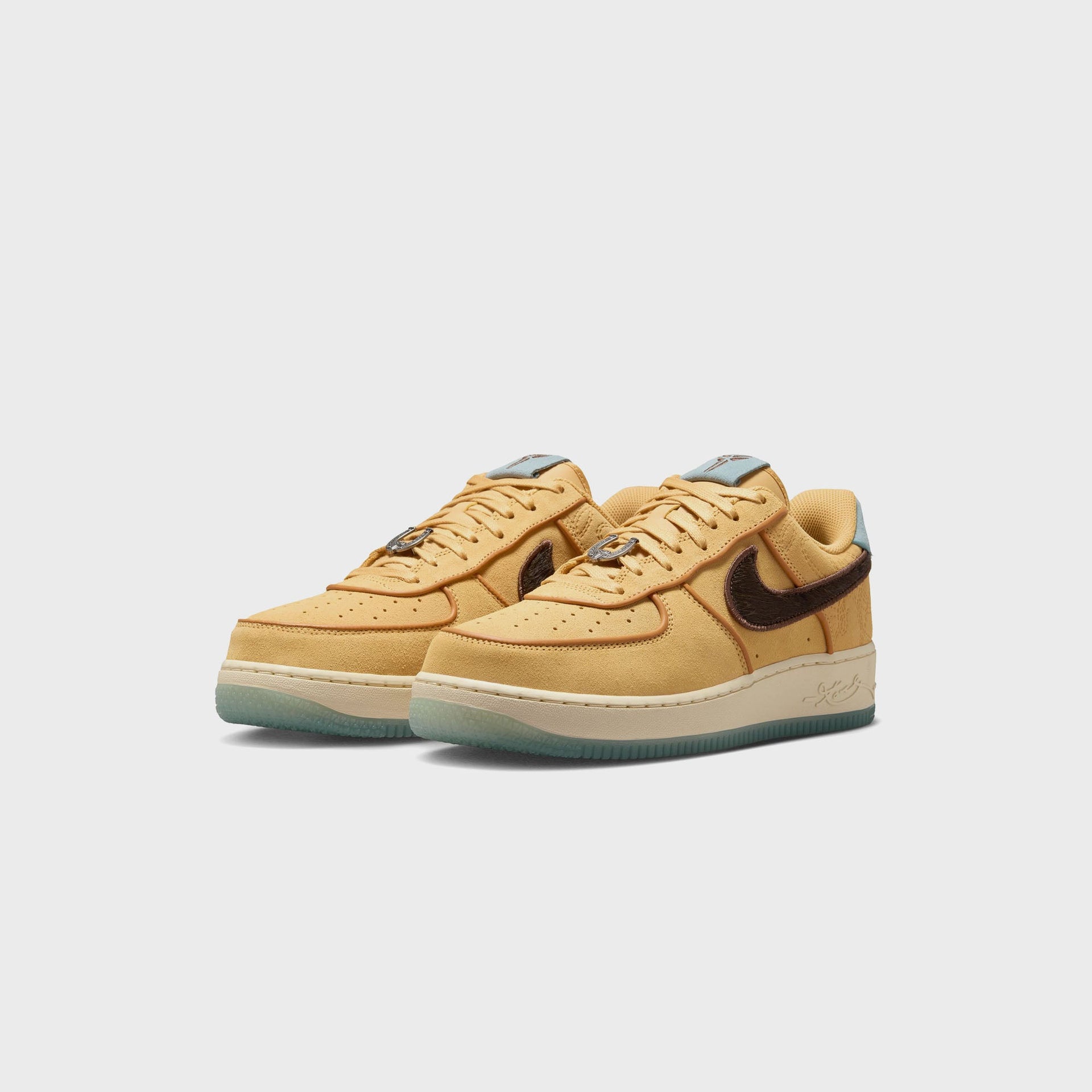Nike x Kobe Bryant Air Force 1 Low Protro - Twine / Baroque Brown / Flax / Light Cream / Ocean Cube / Metallic Dark Grey