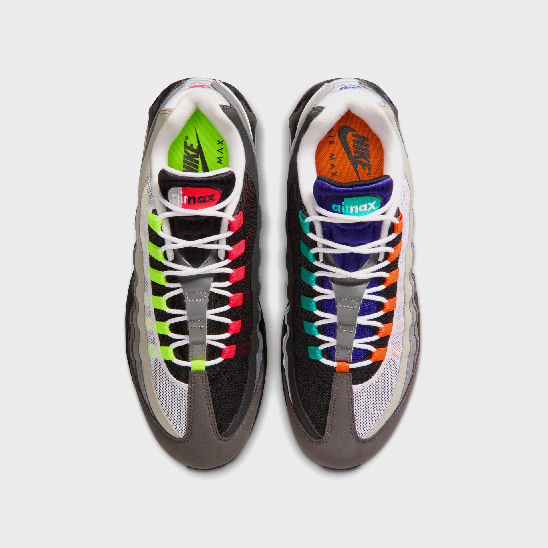 Nike Air Max 95 Big Bubble - Black / Volt / White / Medium Ash