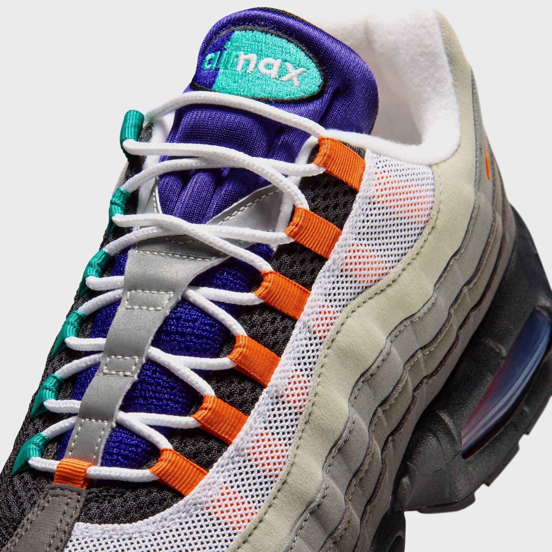 Nike Air Max 95 Big Bubble - Black / Volt / White / Medium Ash